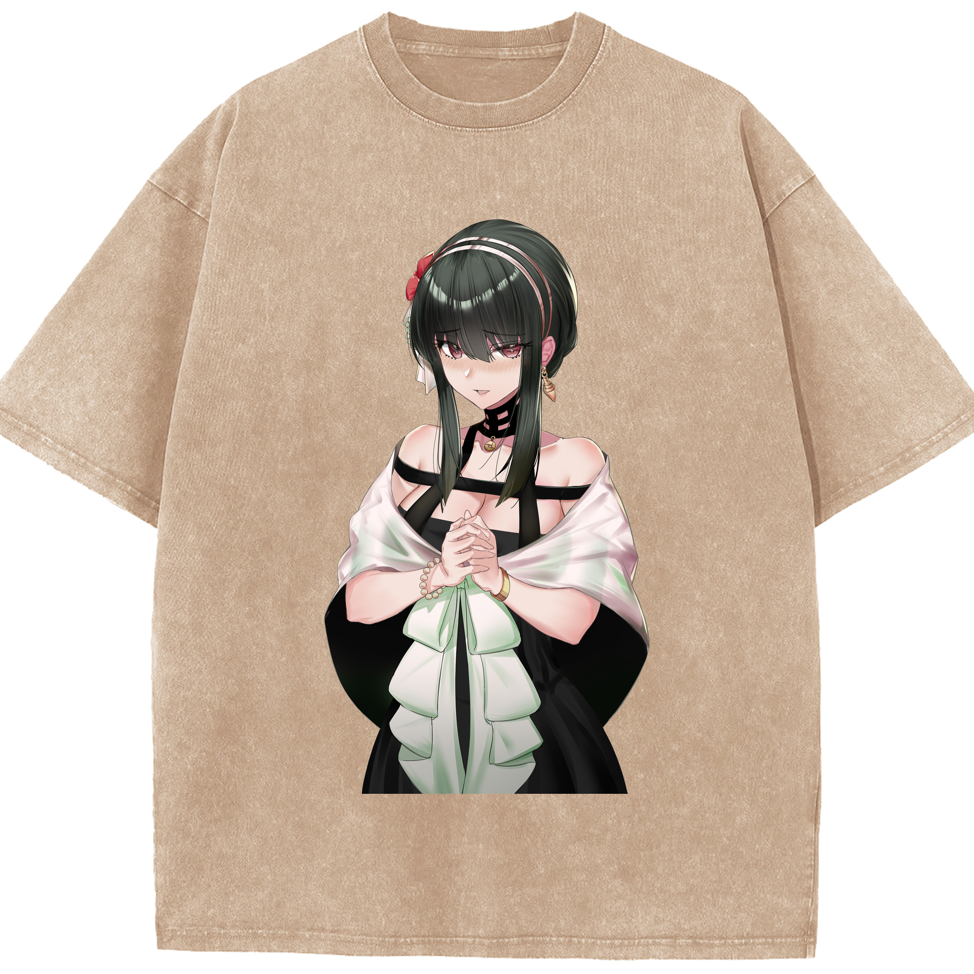 （画像用） SPY×FAMILY间谍家家酒 綿100% ヴィンテージ風 半袖Tシャツ（フロントプリント）