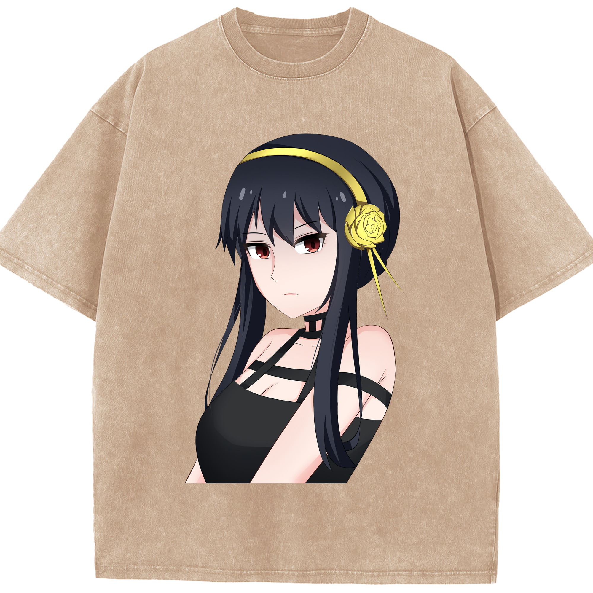 （画像用） SPY×FAMILY间谍家家酒 綿100% ヴィンテージ風 半袖Tシャツ（フロントプリント）