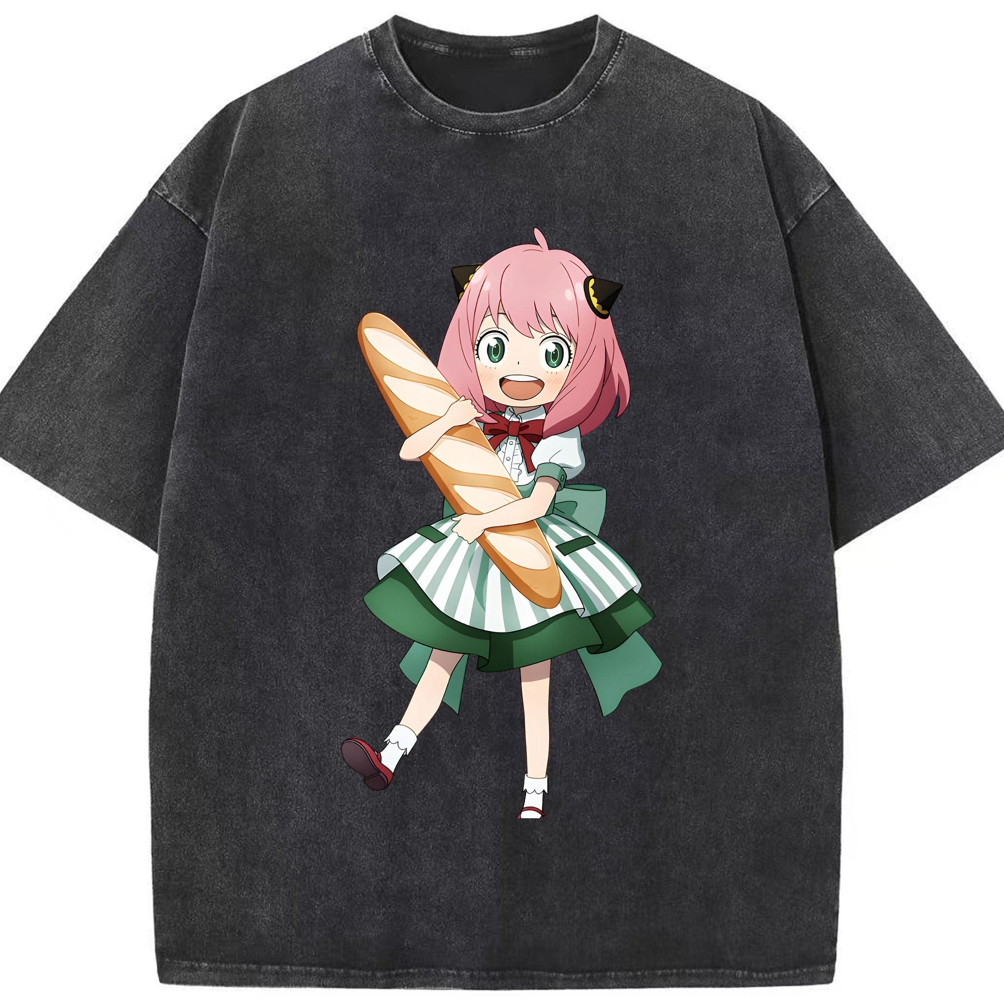 （画像用） SPY×FAMILY间谍家家酒 綿100% ヴィンテージ風 半袖Tシャツ（フロントプリント）