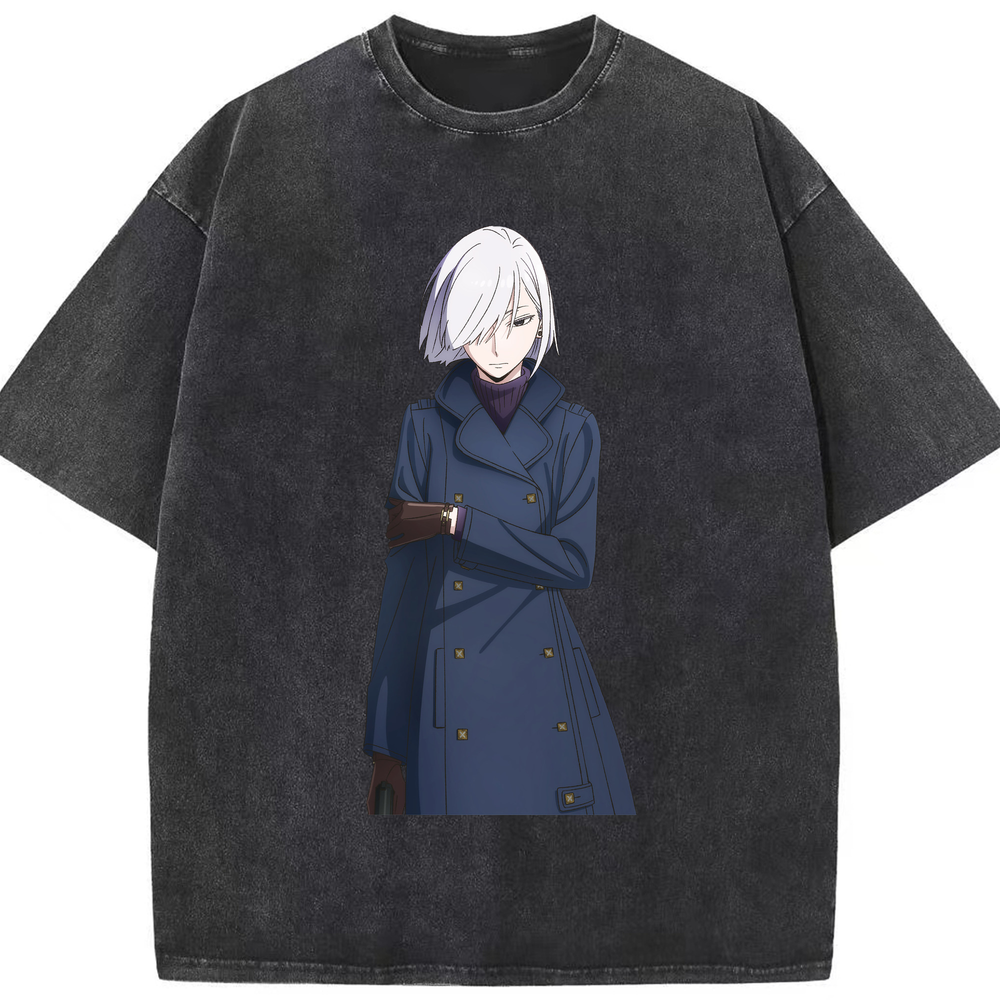 （画像用） SPY×FAMILY间谍家家酒 綿100% ヴィンテージ風 半袖Tシャツ（フロントプリント）