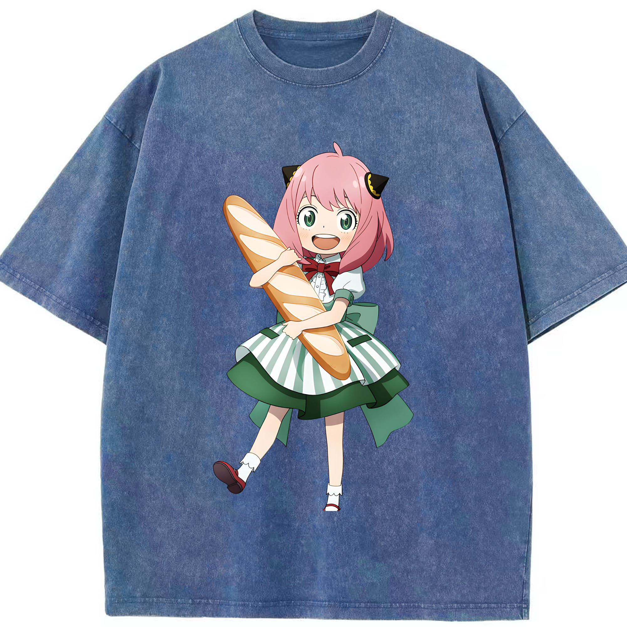 （画像用） SPY×FAMILY间谍家家酒 綿100% ヴィンテージ風 半袖Tシャツ（フロントプリント）