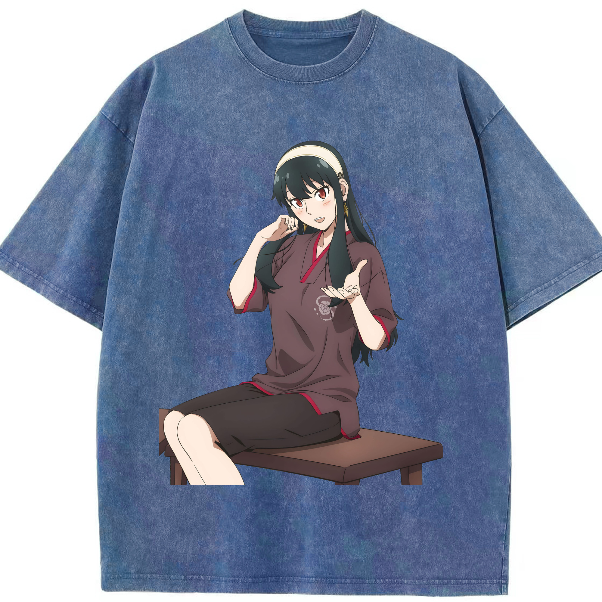 （画像用） SPY×FAMILY间谍家家酒 綿100% ヴィンテージ風 半袖Tシャツ（フロントプリント）