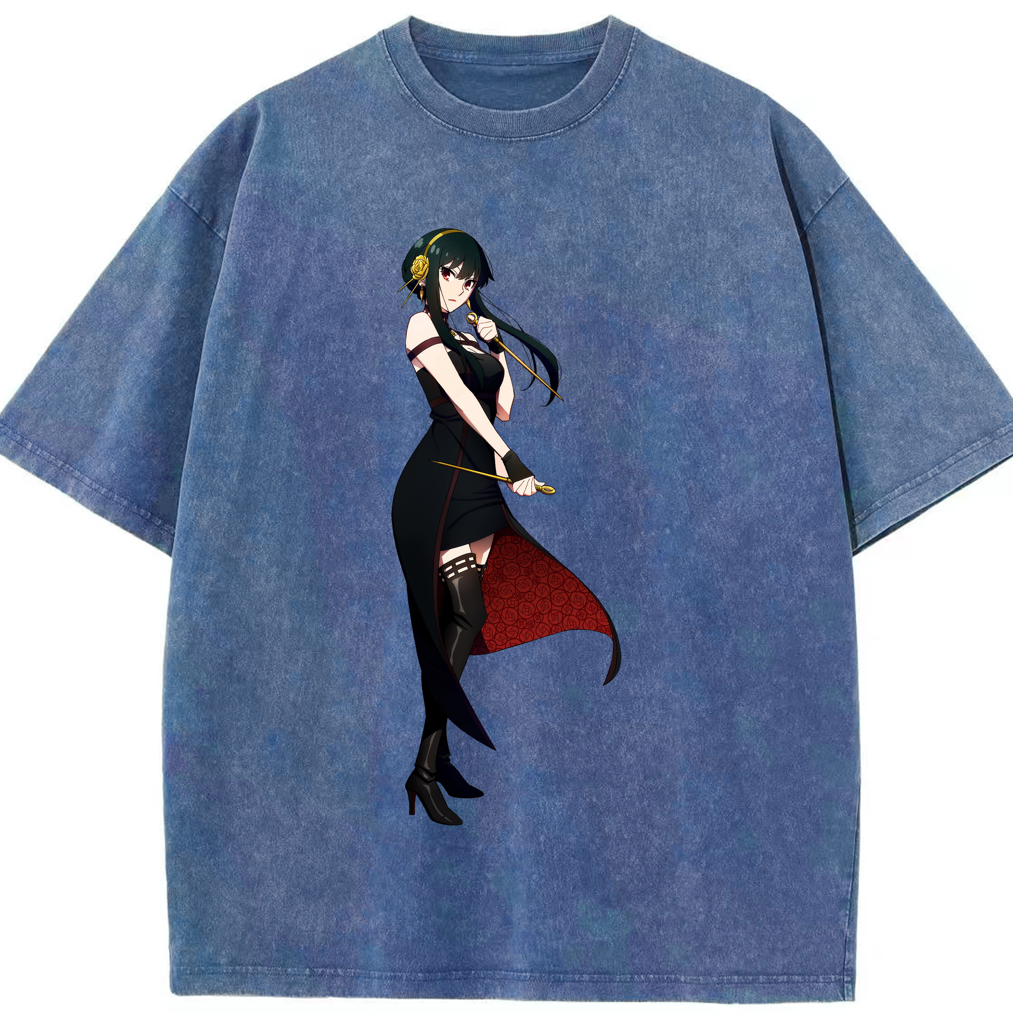 （画像用） SPY×FAMILY间谍家家酒 綿100% ヴィンテージ風 半袖Tシャツ（フロントプリント）