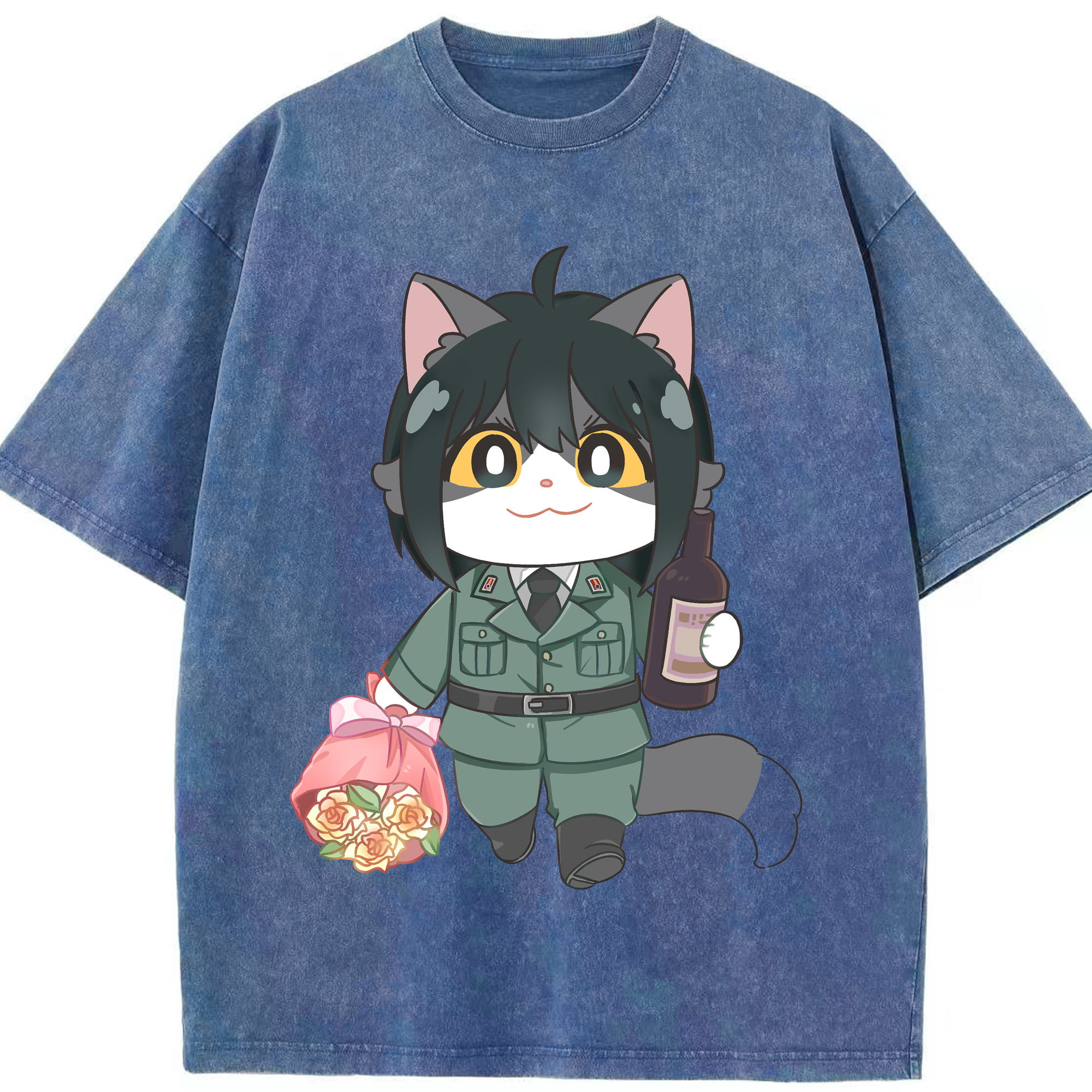 （画像用） SPY×FAMILY间谍家家酒 綿100% ヴィンテージ風 半袖Tシャツ（フロントプリント）