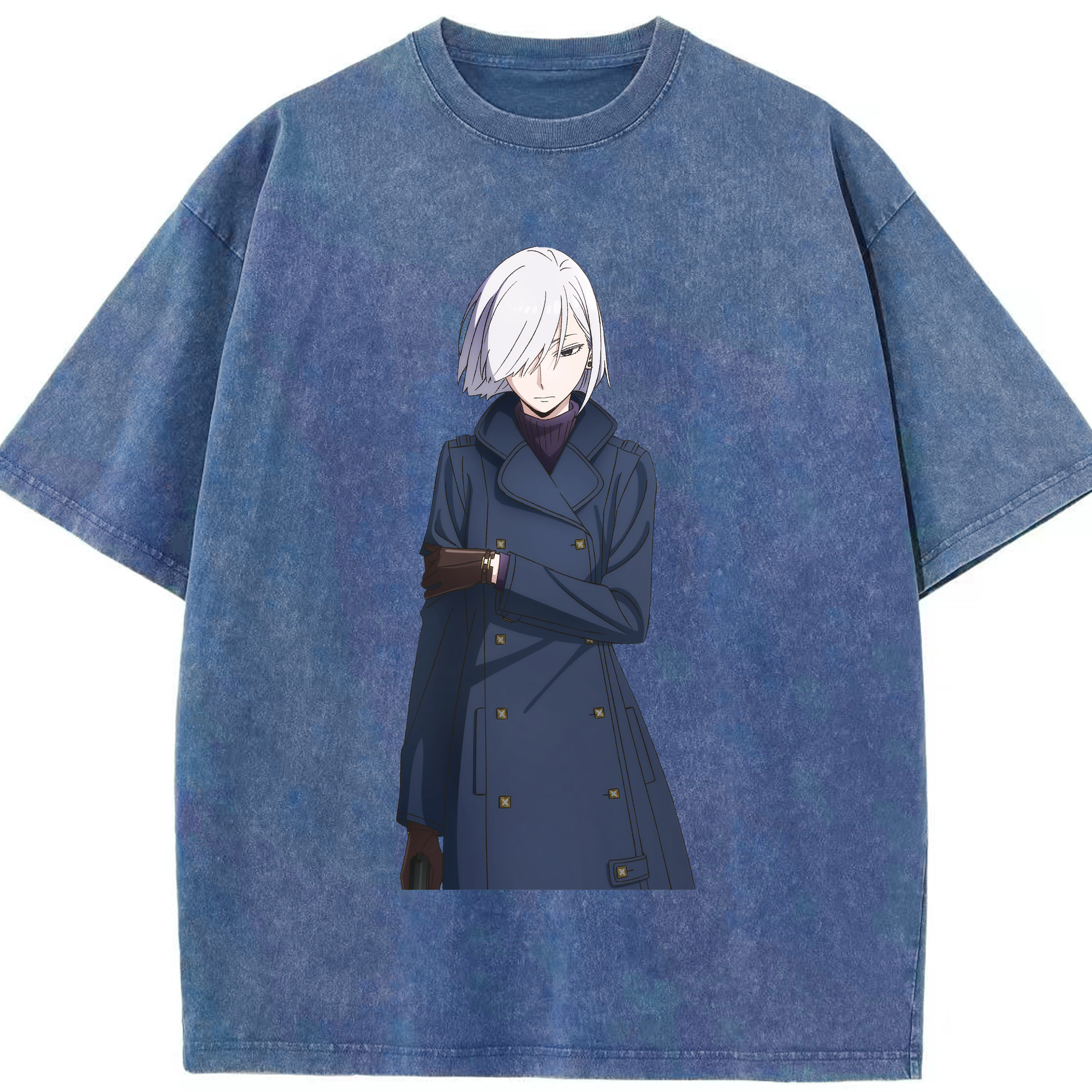 （画像用） SPY×FAMILY间谍家家酒 綿100% ヴィンテージ風 半袖Tシャツ（フロントプリント）