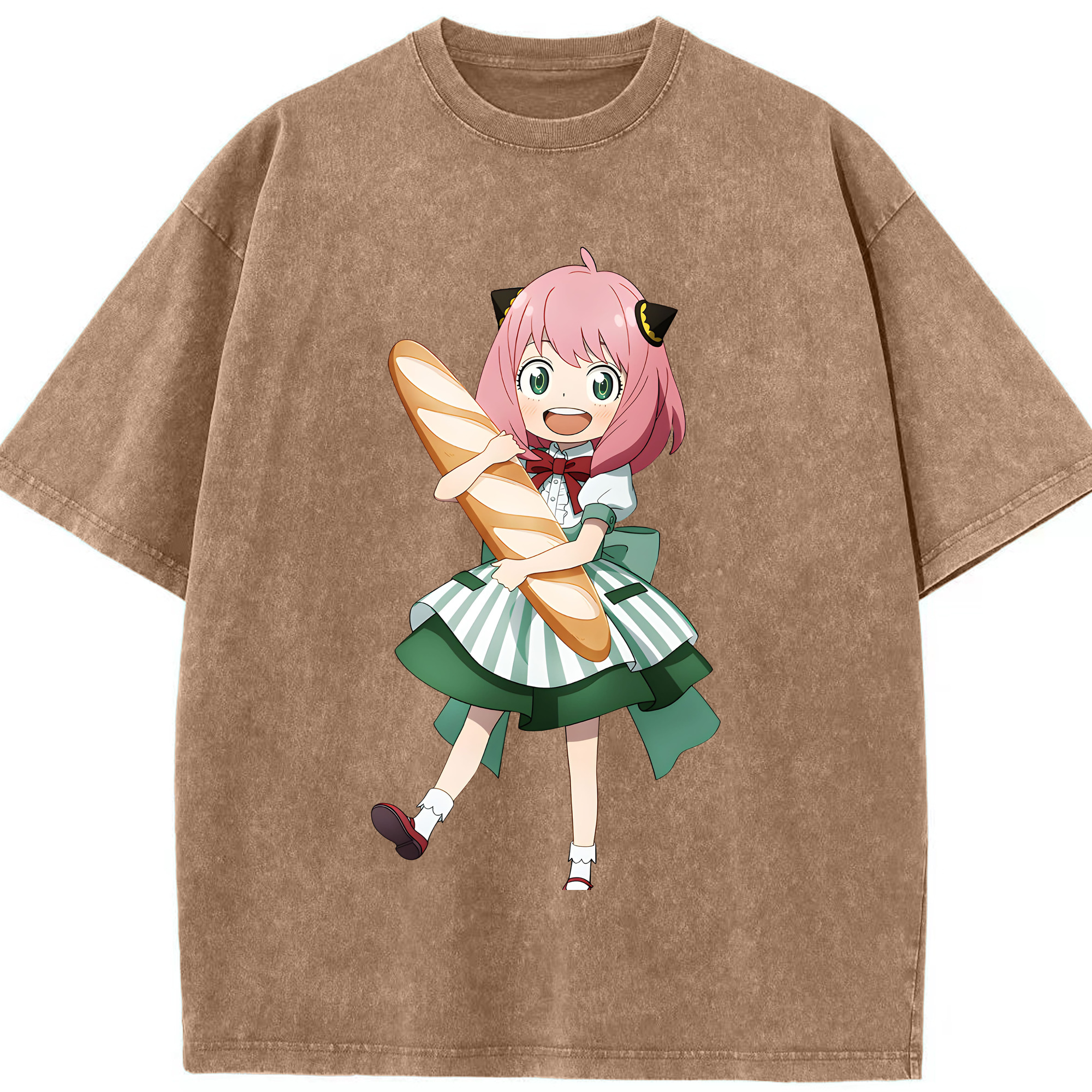 （画像用） SPY×FAMILY间谍家家酒 綿100% ヴィンテージ風 半袖Tシャツ（フロントプリント）
