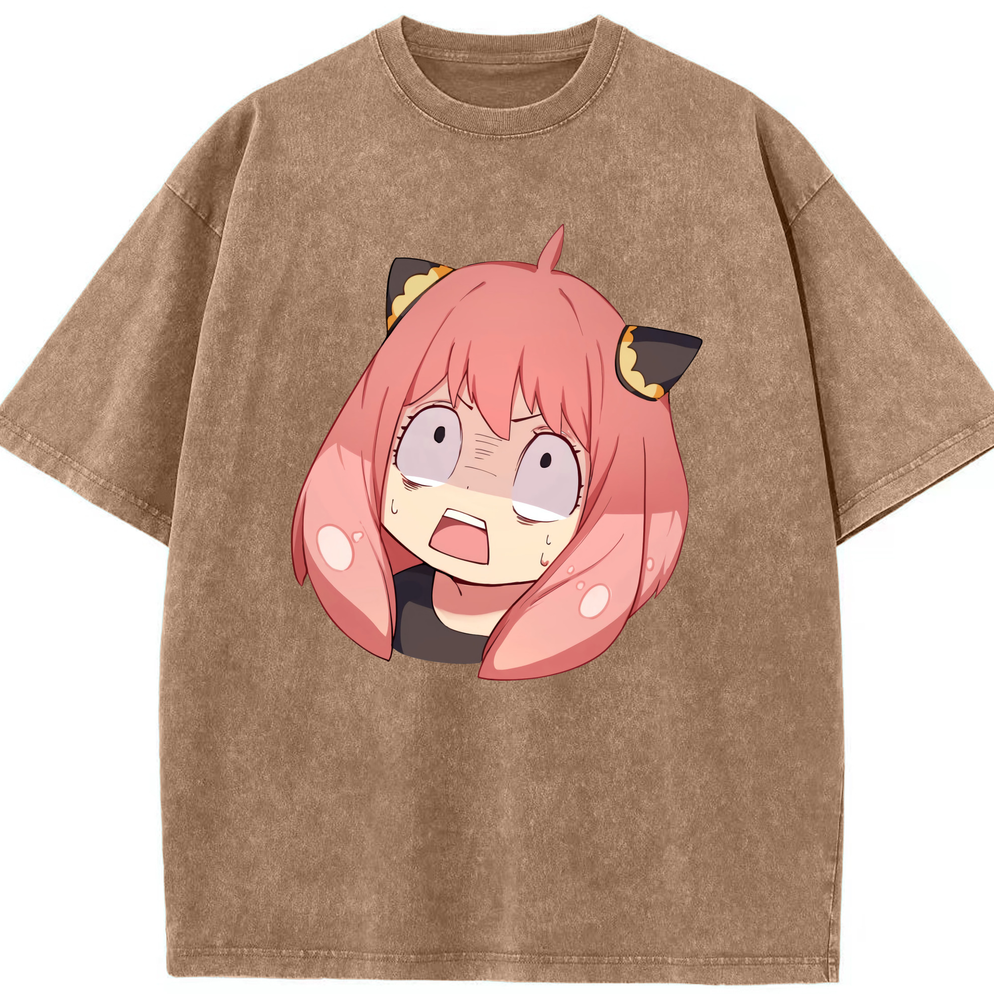 （画像用） SPY×FAMILY间谍家家酒 綿100% ヴィンテージ風 半袖Tシャツ（フロントプリント）