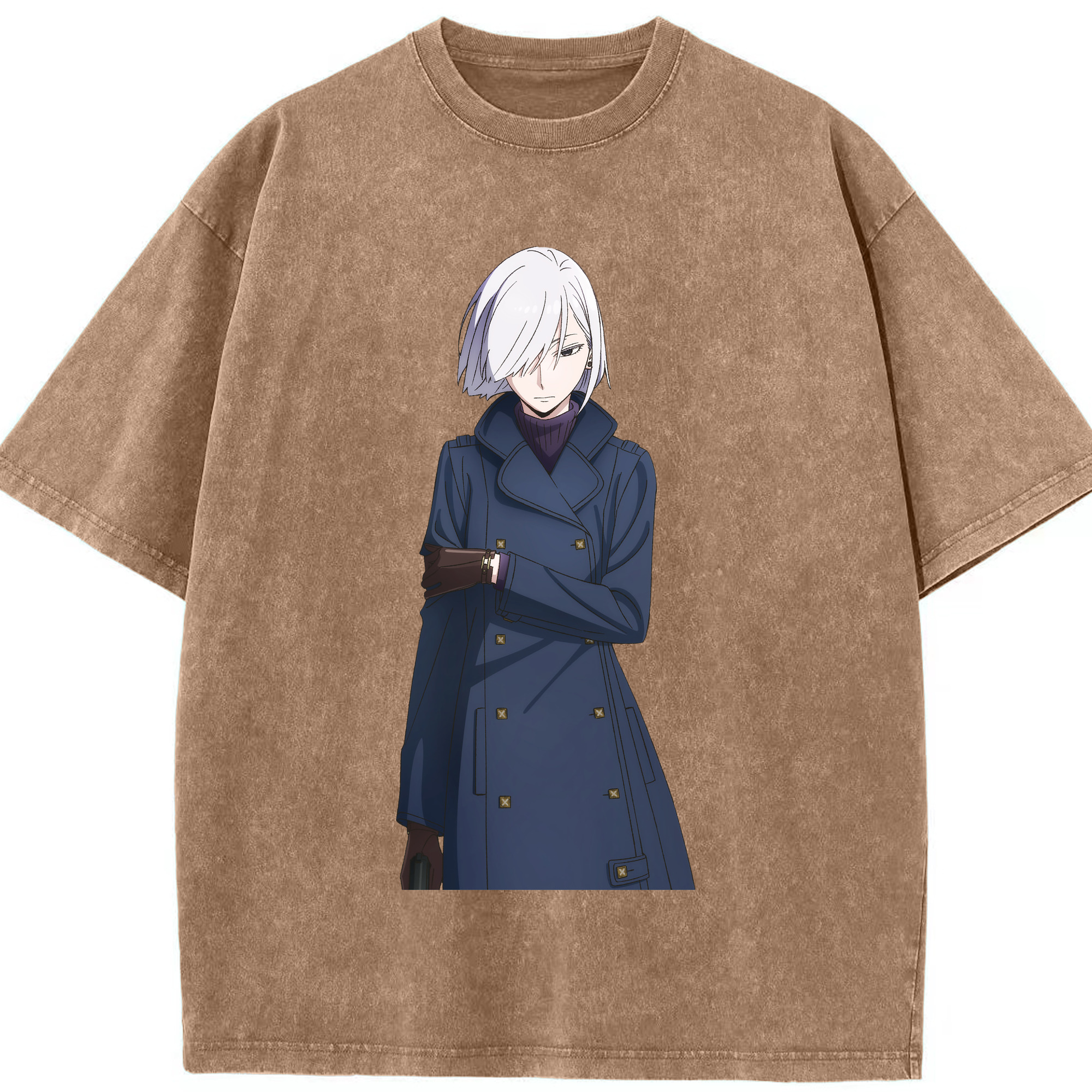 （画像用） SPY×FAMILY间谍家家酒 綿100% ヴィンテージ風 半袖Tシャツ（フロントプリント）