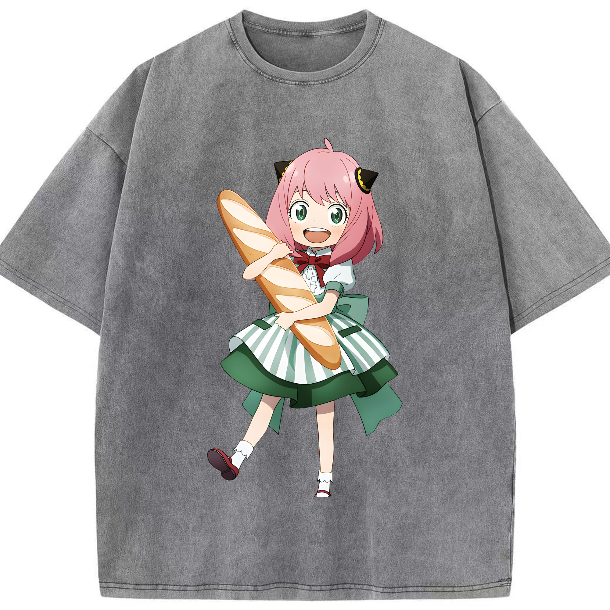 （画像用） SPY×FAMILY间谍家家酒 綿100% ヴィンテージ風 半袖Tシャツ（フロントプリント）