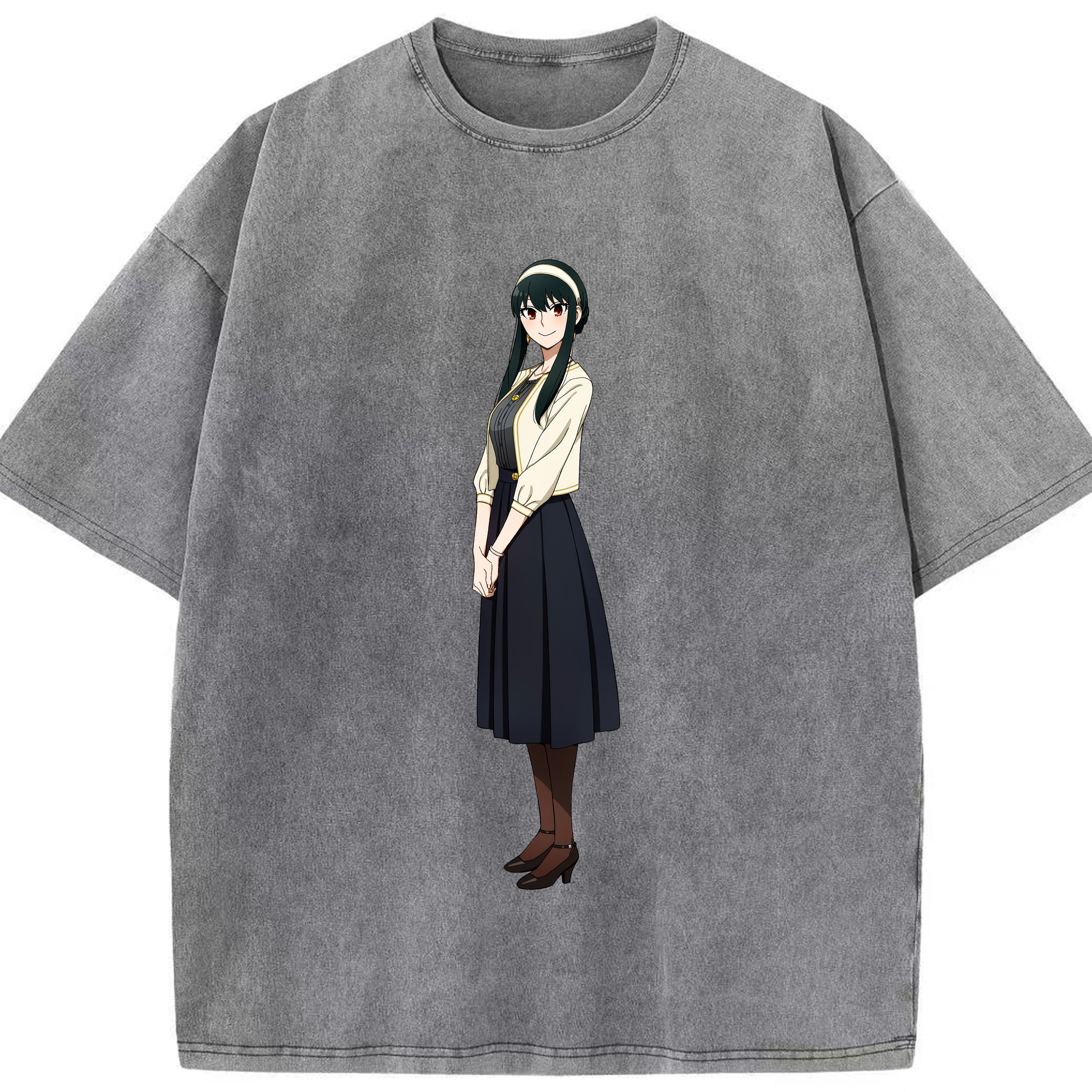 （画像用） SPY×FAMILY间谍家家酒 綿100% ヴィンテージ風 半袖Tシャツ（フロントプリント）