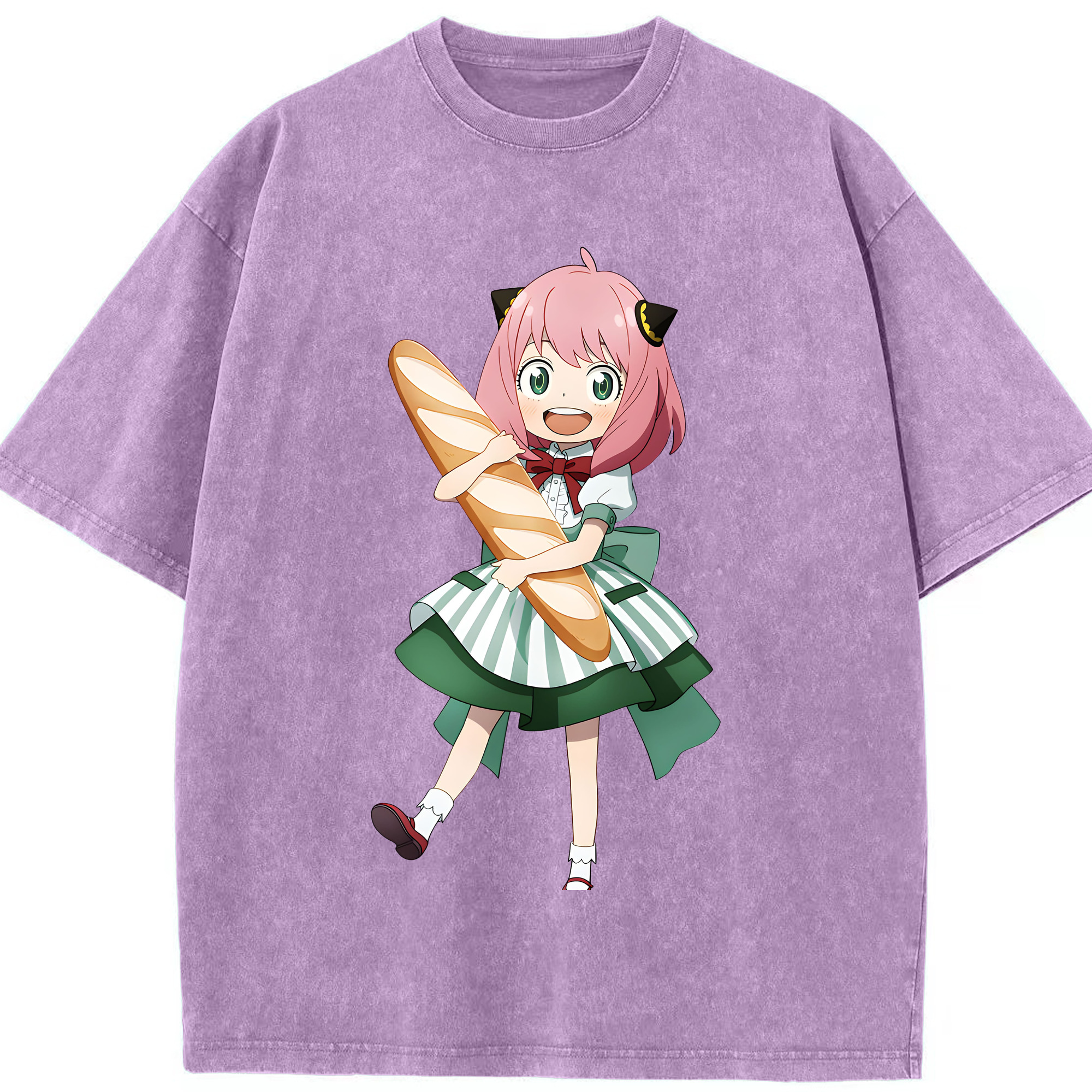 （画像用） SPY×FAMILY间谍家家酒 綿100% ヴィンテージ風 半袖Tシャツ（フロントプリント）