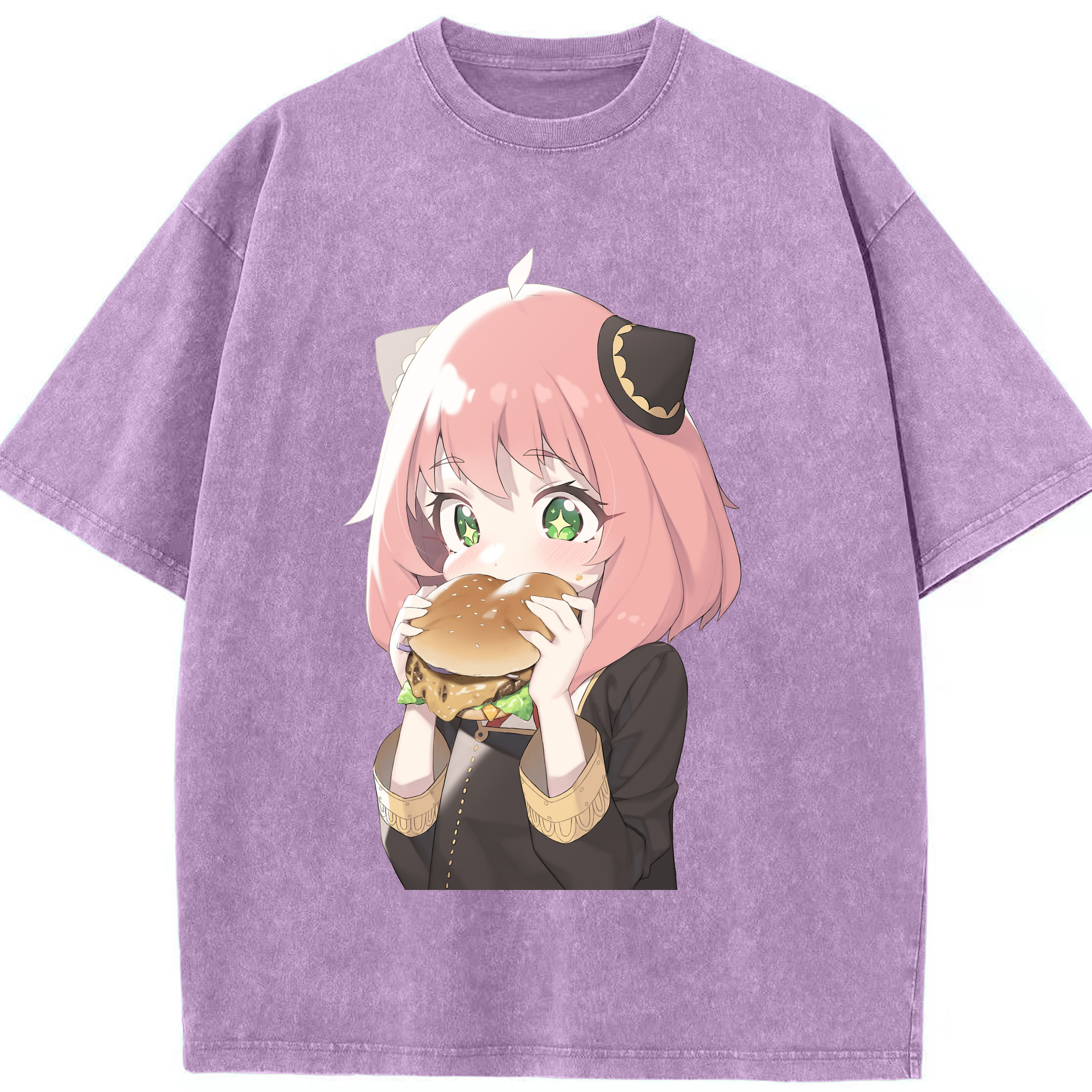 （画像用） SPY×FAMILY间谍家家酒 綿100% ヴィンテージ風 半袖Tシャツ（フロントプリント）