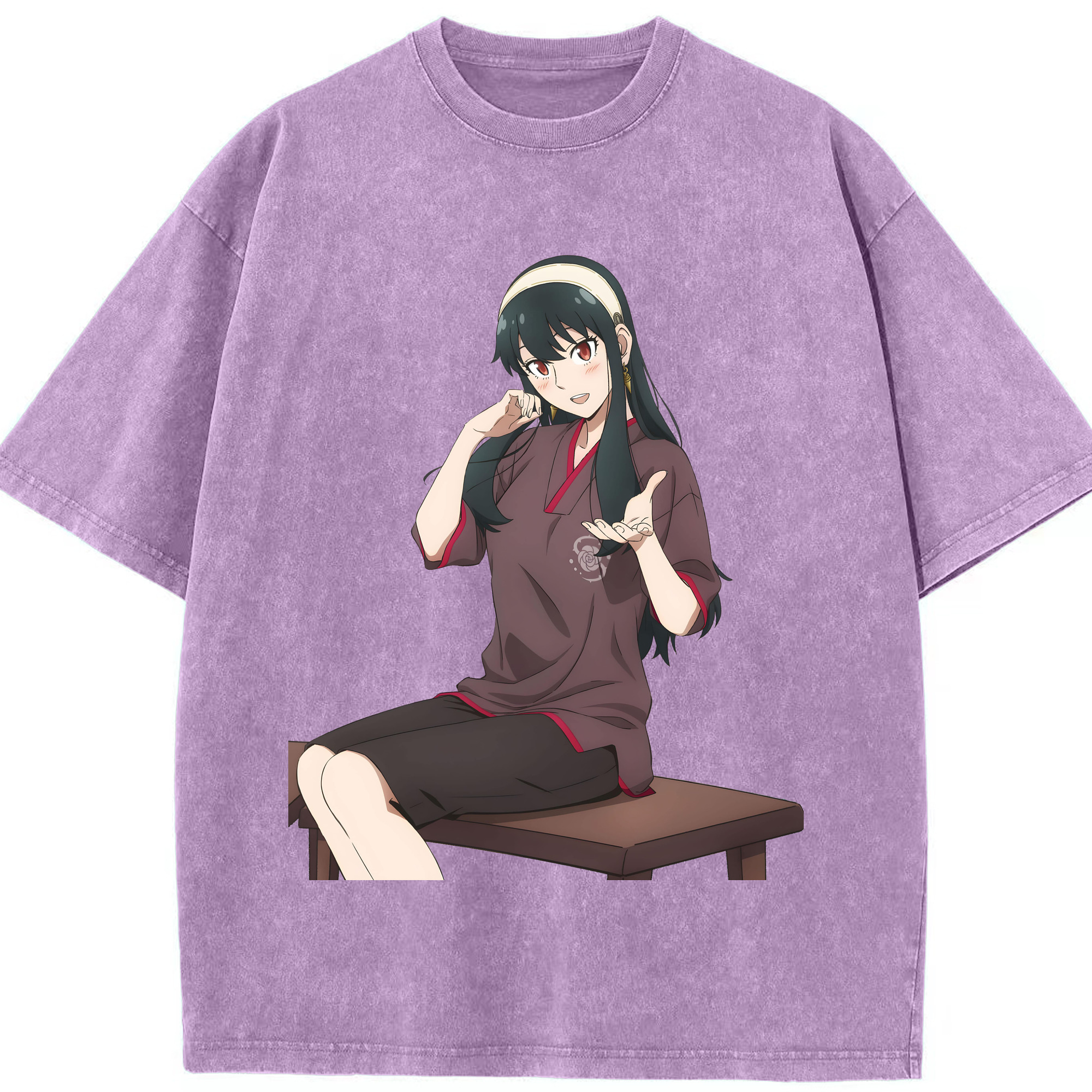 （画像用） SPY×FAMILY间谍家家酒 綿100% ヴィンテージ風 半袖Tシャツ（フロントプリント）