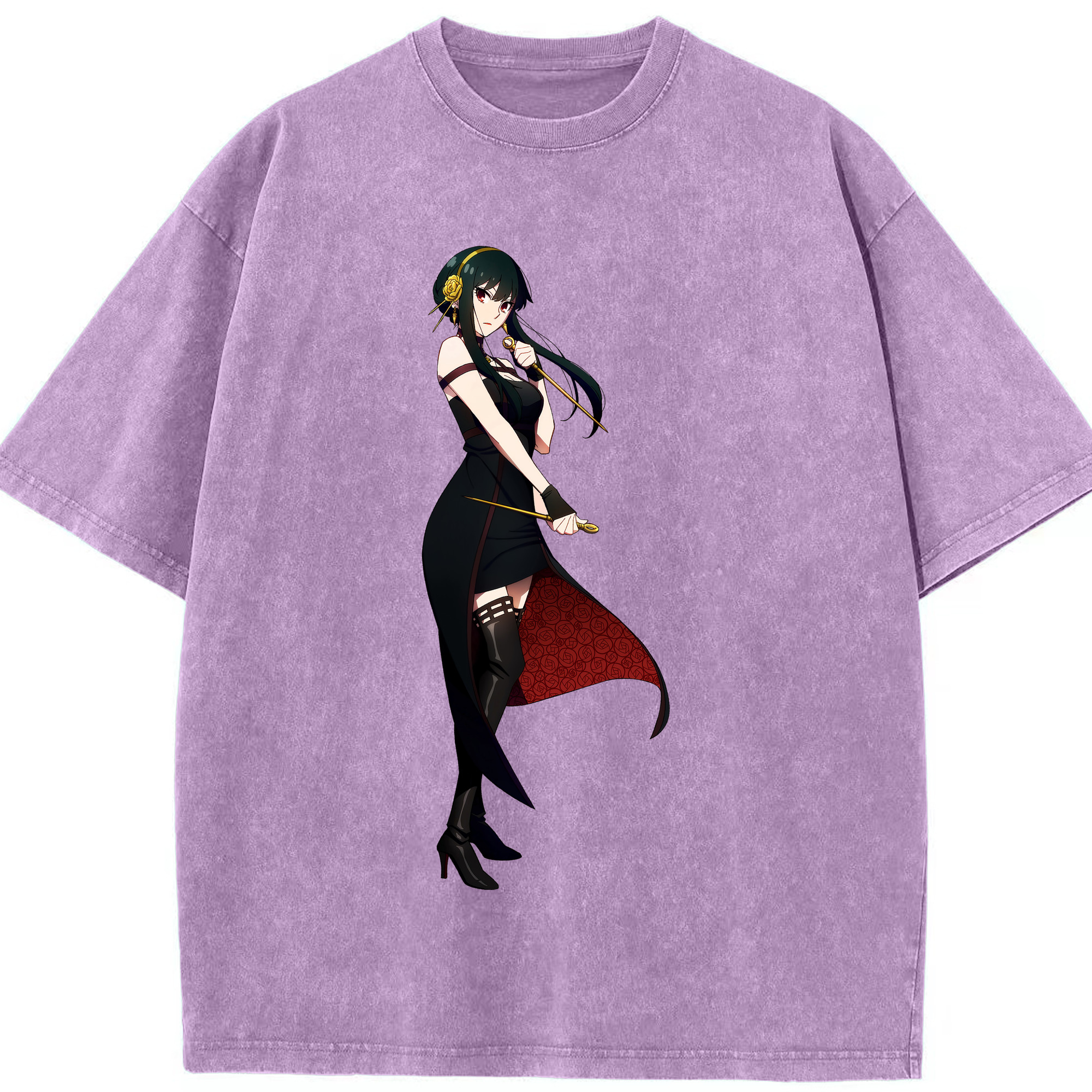 （画像用） SPY×FAMILY间谍家家酒 綿100% ヴィンテージ風 半袖Tシャツ（フロントプリント）