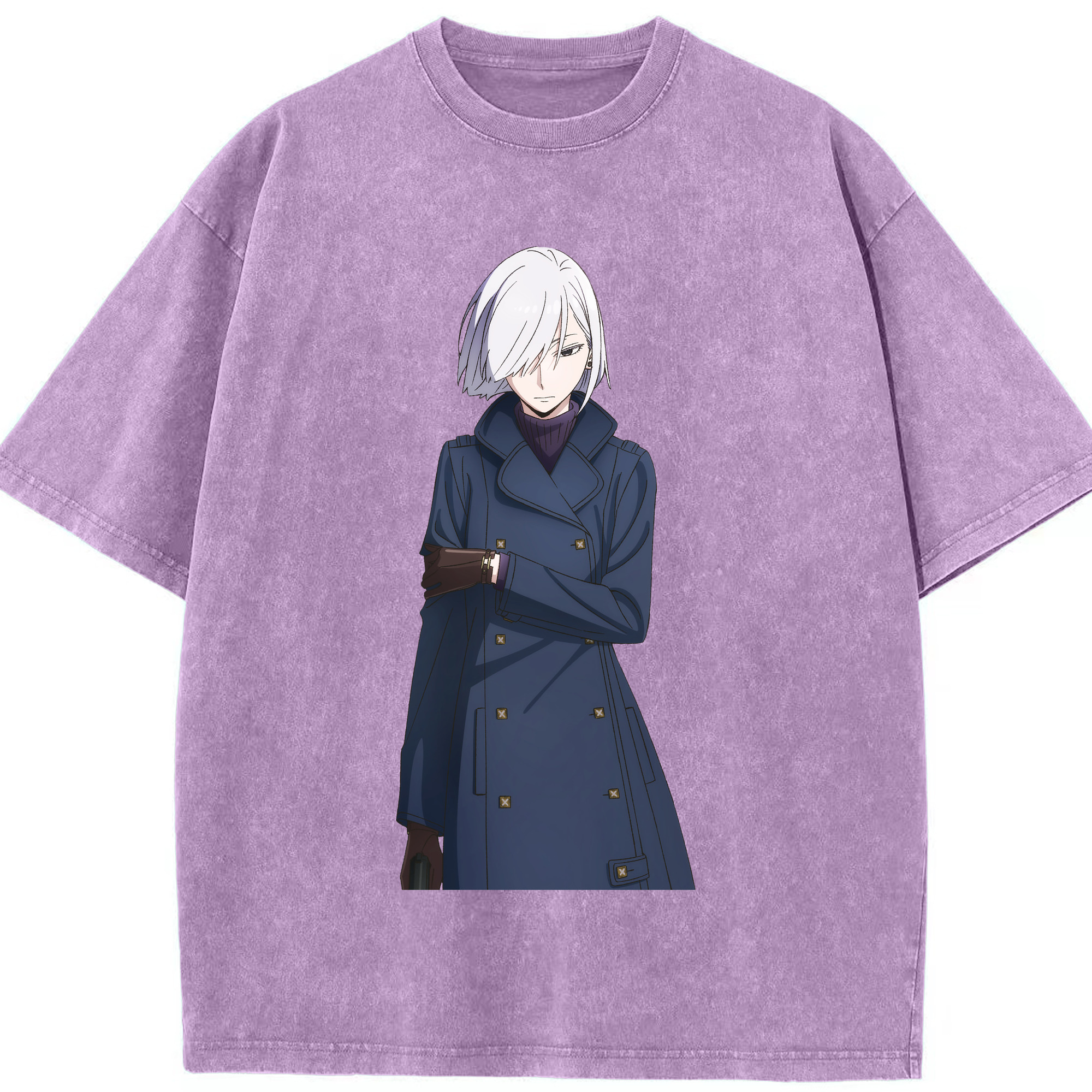 （画像用） SPY×FAMILY间谍家家酒 綿100% ヴィンテージ風 半袖Tシャツ（フロントプリント）