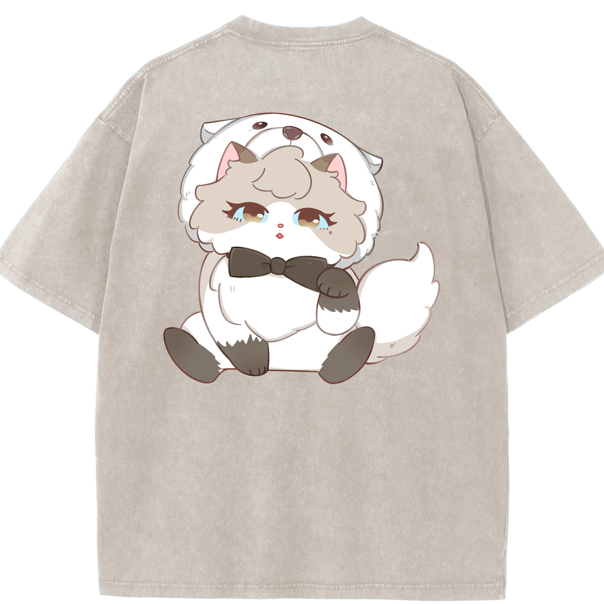 （画像用） SPY×FAMILY间谍家家酒 綿100% ヴィンテージ風 半袖Tシャツ（背面プリント）