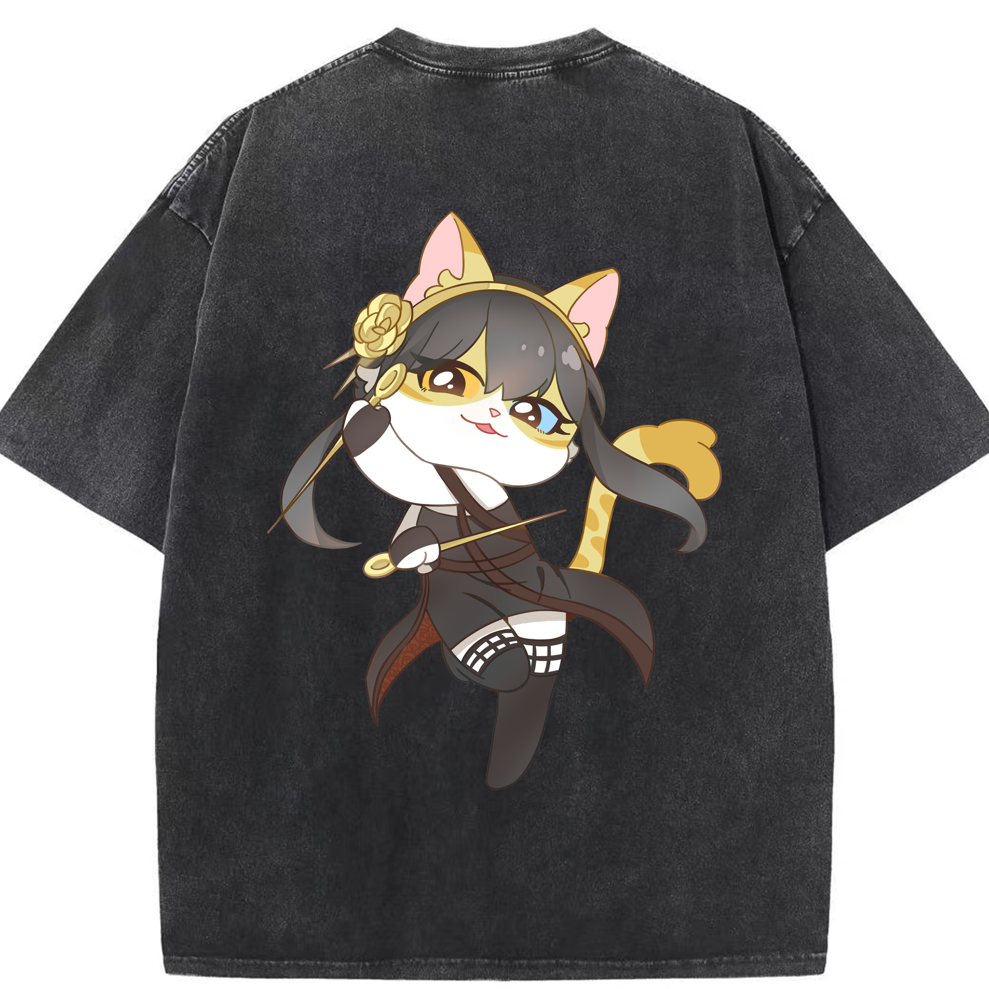 （画像用） SPY×FAMILY间谍家家酒 綿100% ヴィンテージ風 半袖Tシャツ（背面プリント）