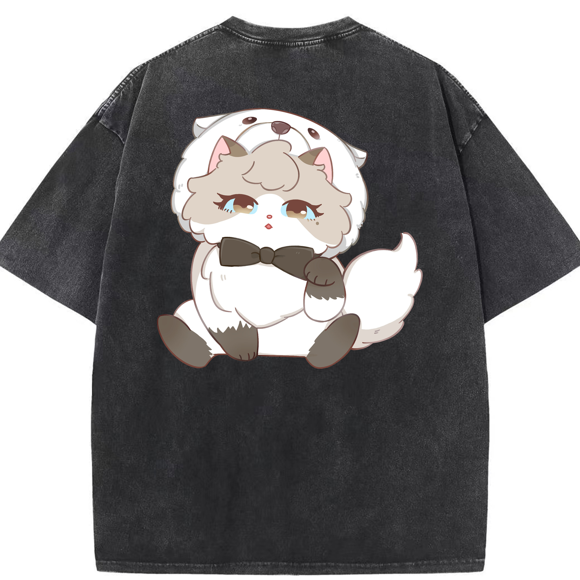 （画像用） SPY×FAMILY间谍家家酒 綿100% ヴィンテージ風 半袖Tシャツ（背面プリント）