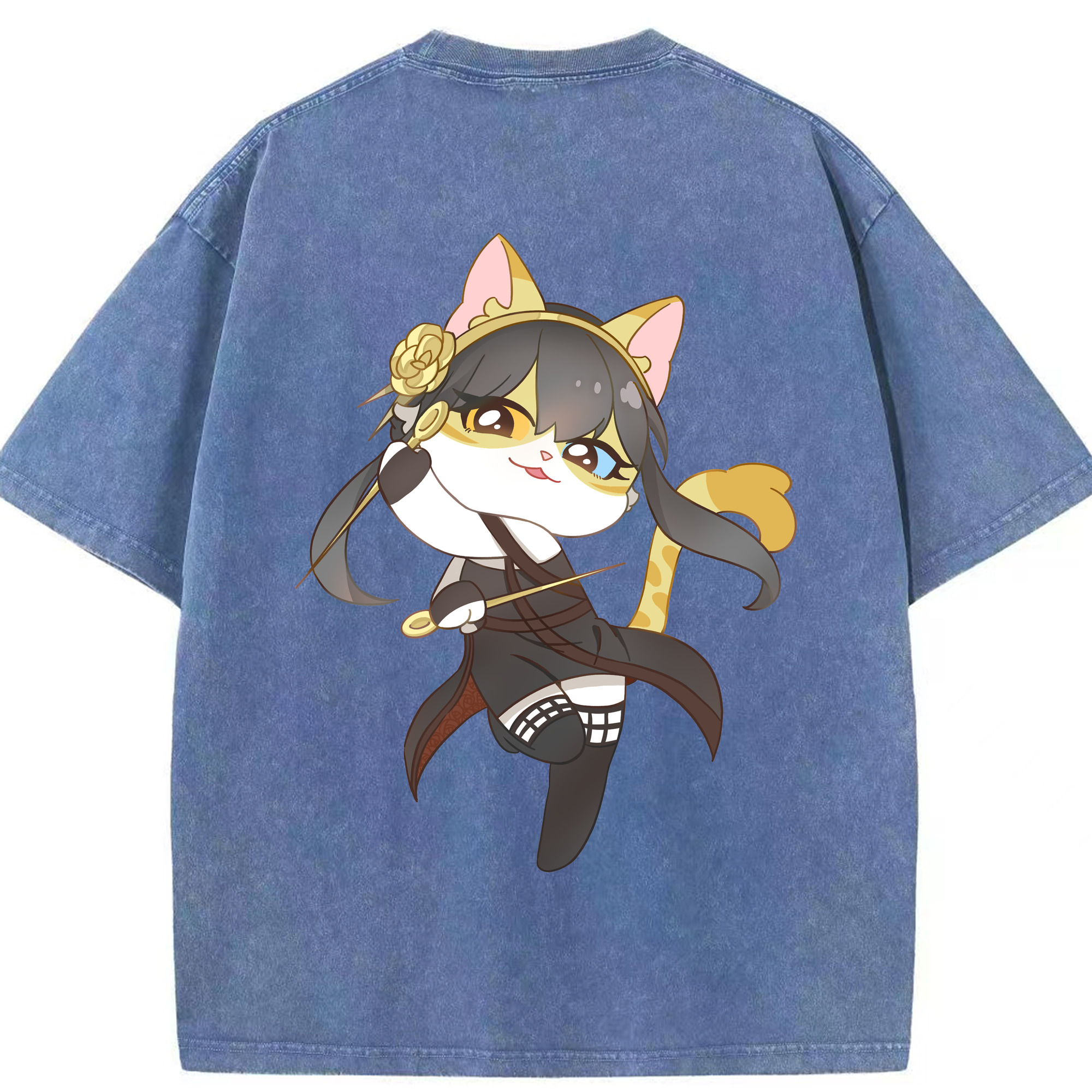 （画像用） SPY×FAMILY间谍家家酒 綿100% ヴィンテージ風 半袖Tシャツ（背面プリント）