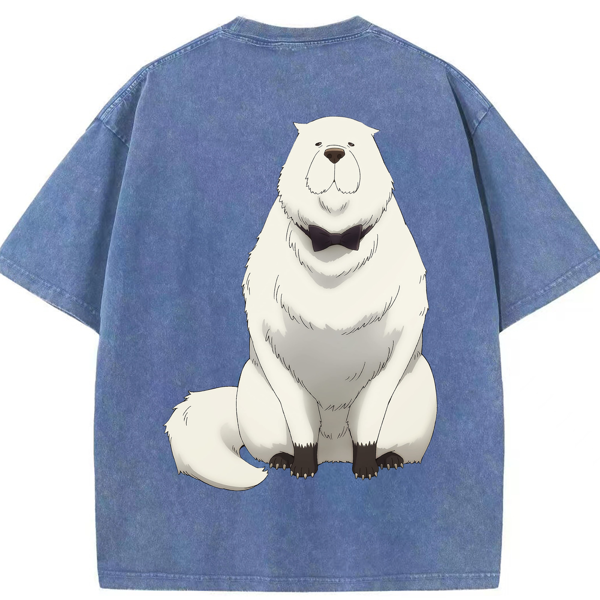 （画像用） SPY×FAMILY间谍家家酒 綿100% ヴィンテージ風 半袖Tシャツ（背面プリント）