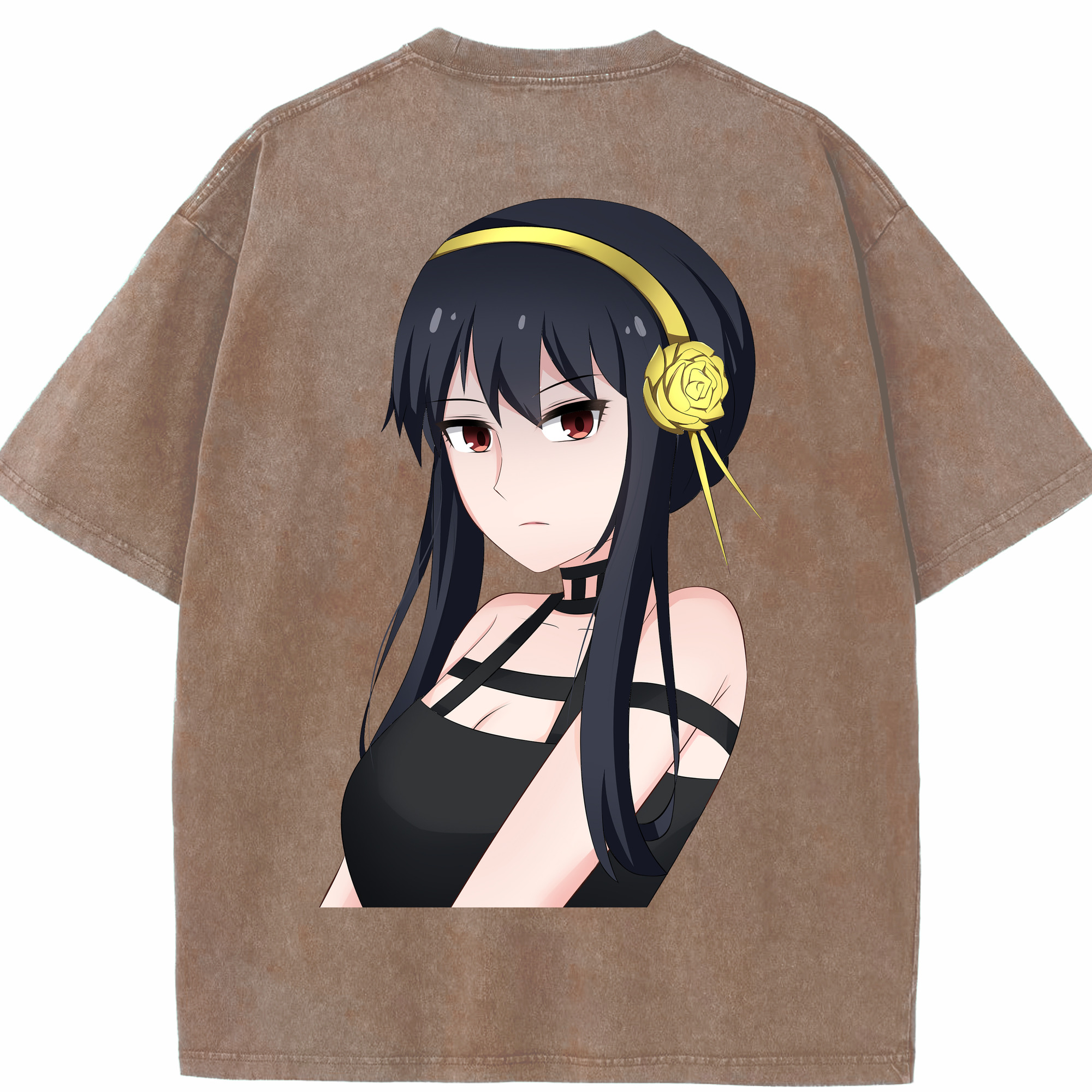 （画像用） SPY×FAMILY间谍家家酒 綿100% ヴィンテージ風 半袖Tシャツ（背面プリント）
