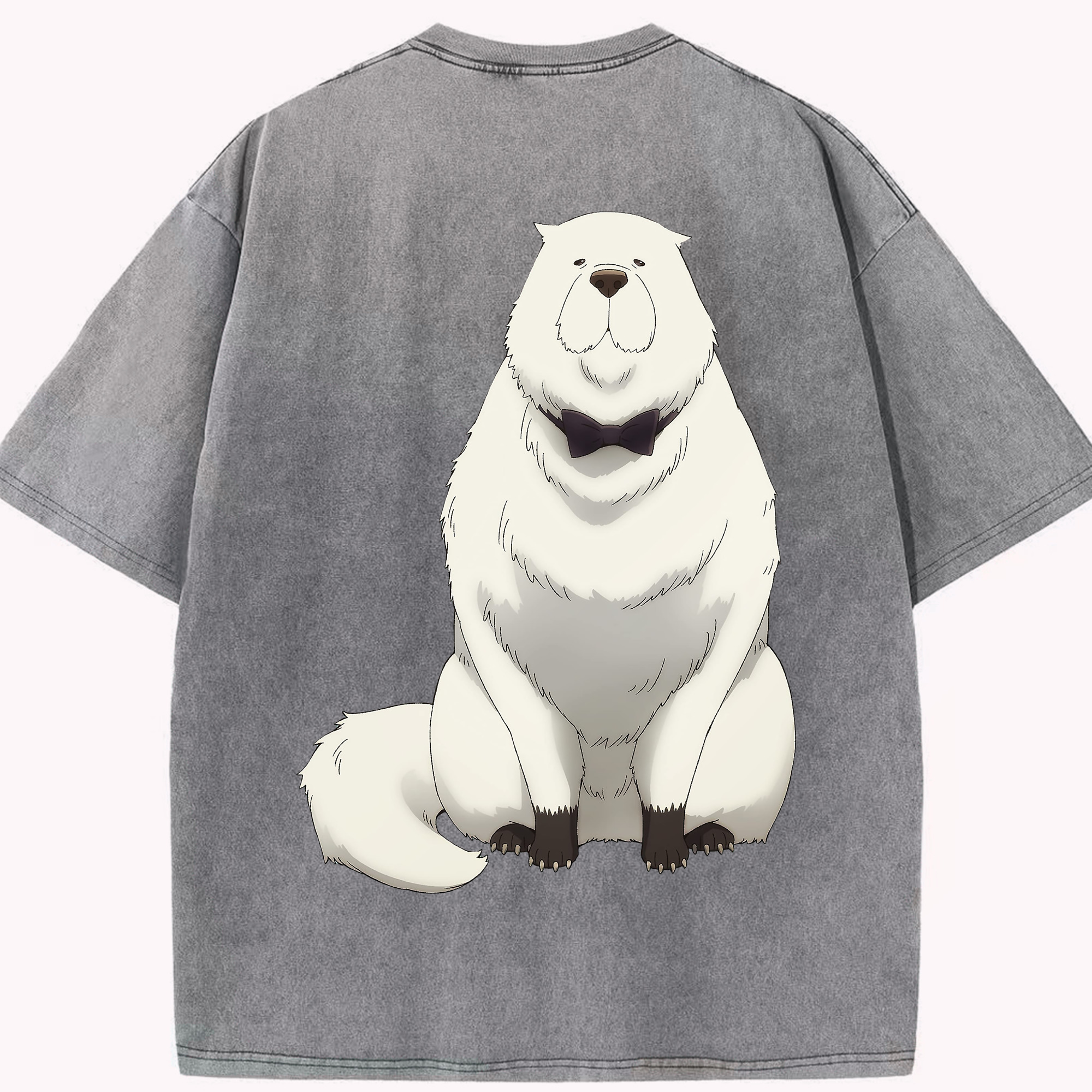 （画像用） SPY×FAMILY间谍家家酒 綿100% ヴィンテージ風 半袖Tシャツ（背面プリント）