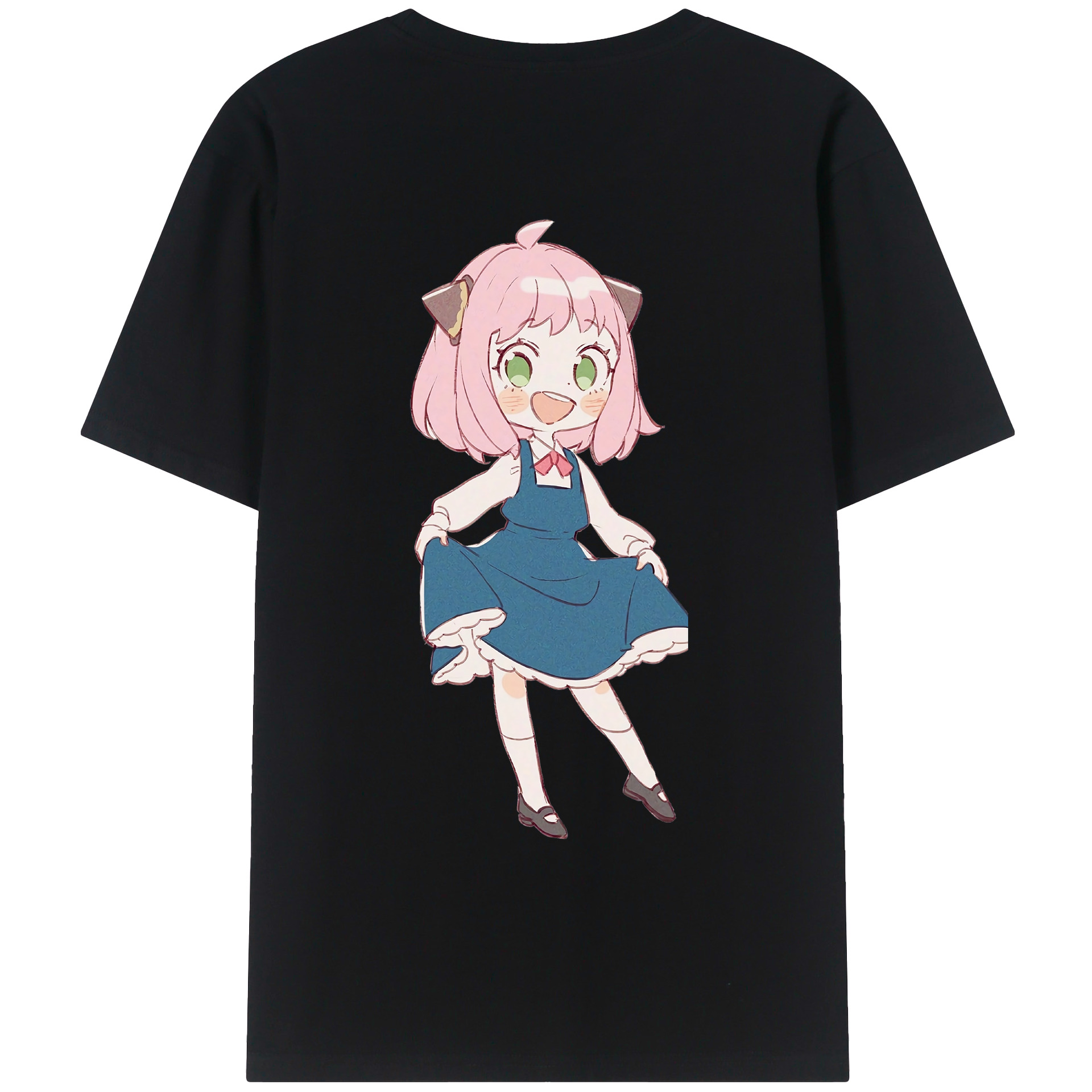 （画像用） SPY×FAMILY间谍家家酒 綿100％ メンズ半袖Tシャツ（バックプリント） 通気性