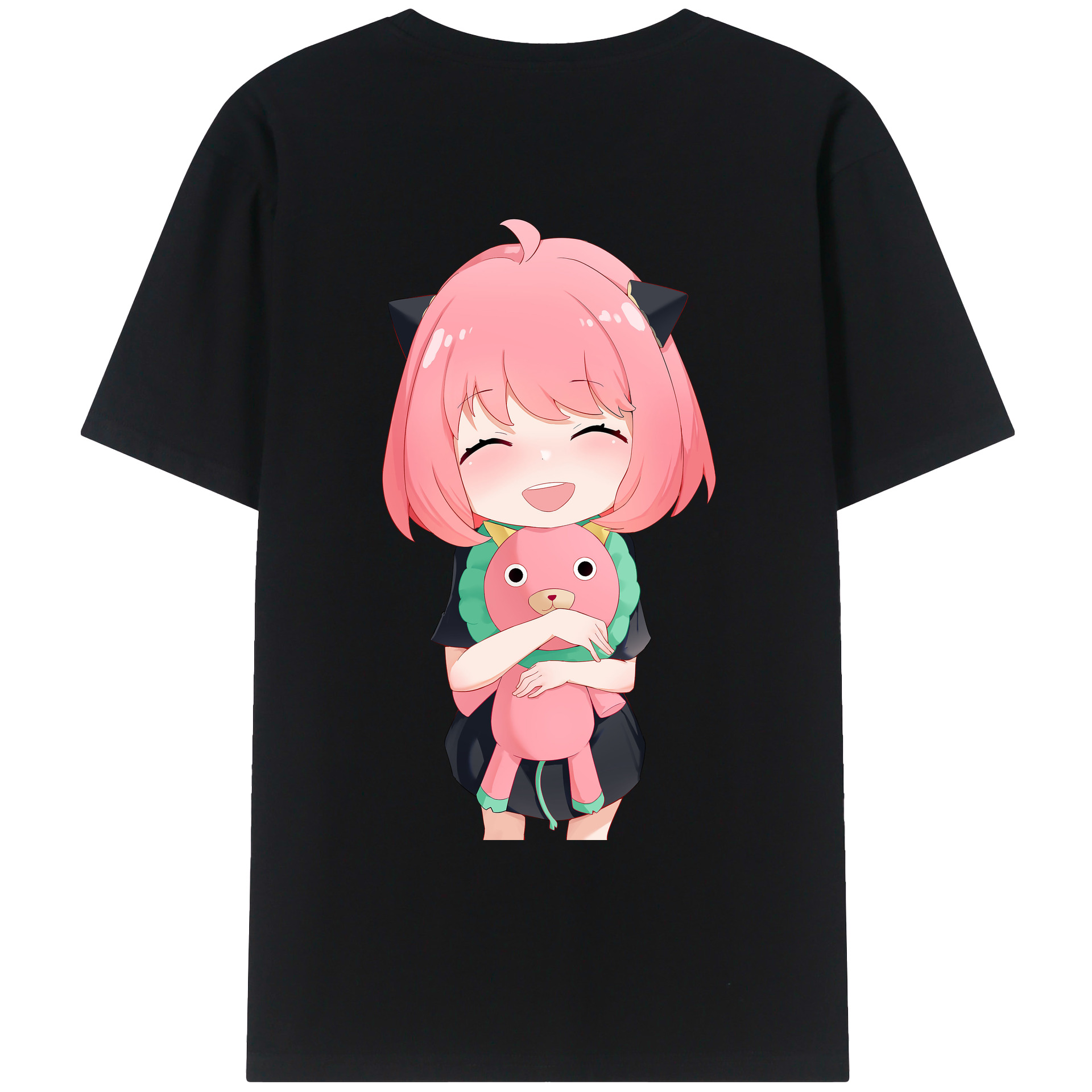 （画像用） SPY×FAMILY间谍家家酒 綿100％ メンズ半袖Tシャツ（バックプリント） 通気性