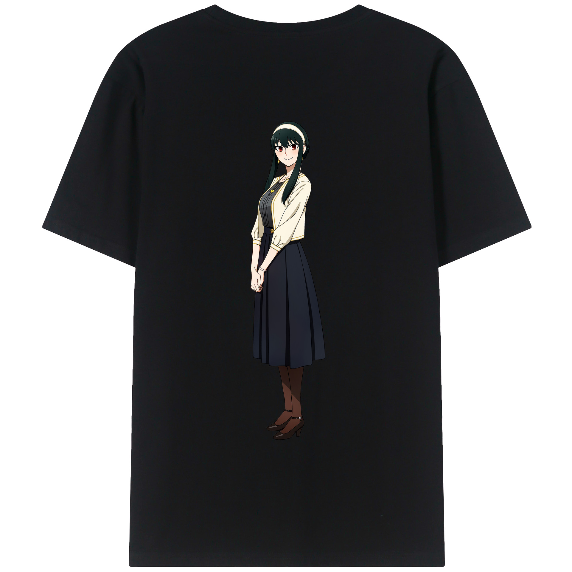 （画像用） SPY×FAMILY间谍家家酒 綿100％ メンズ半袖Tシャツ（バックプリント） 通気性