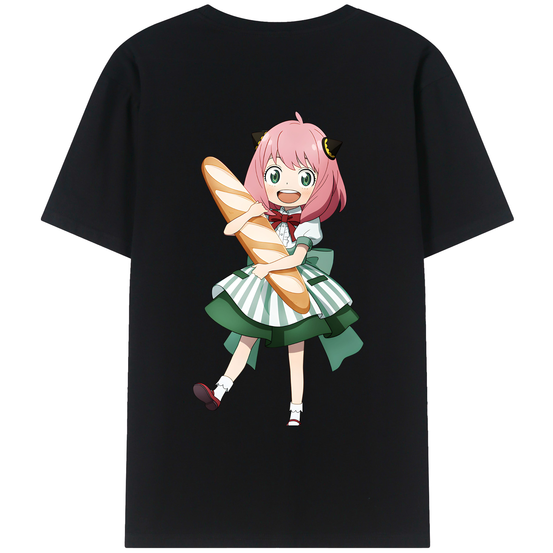 （画像用） SPY×FAMILY间谍家家酒 綿100％ メンズ半袖Tシャツ（バックプリント） 通気性