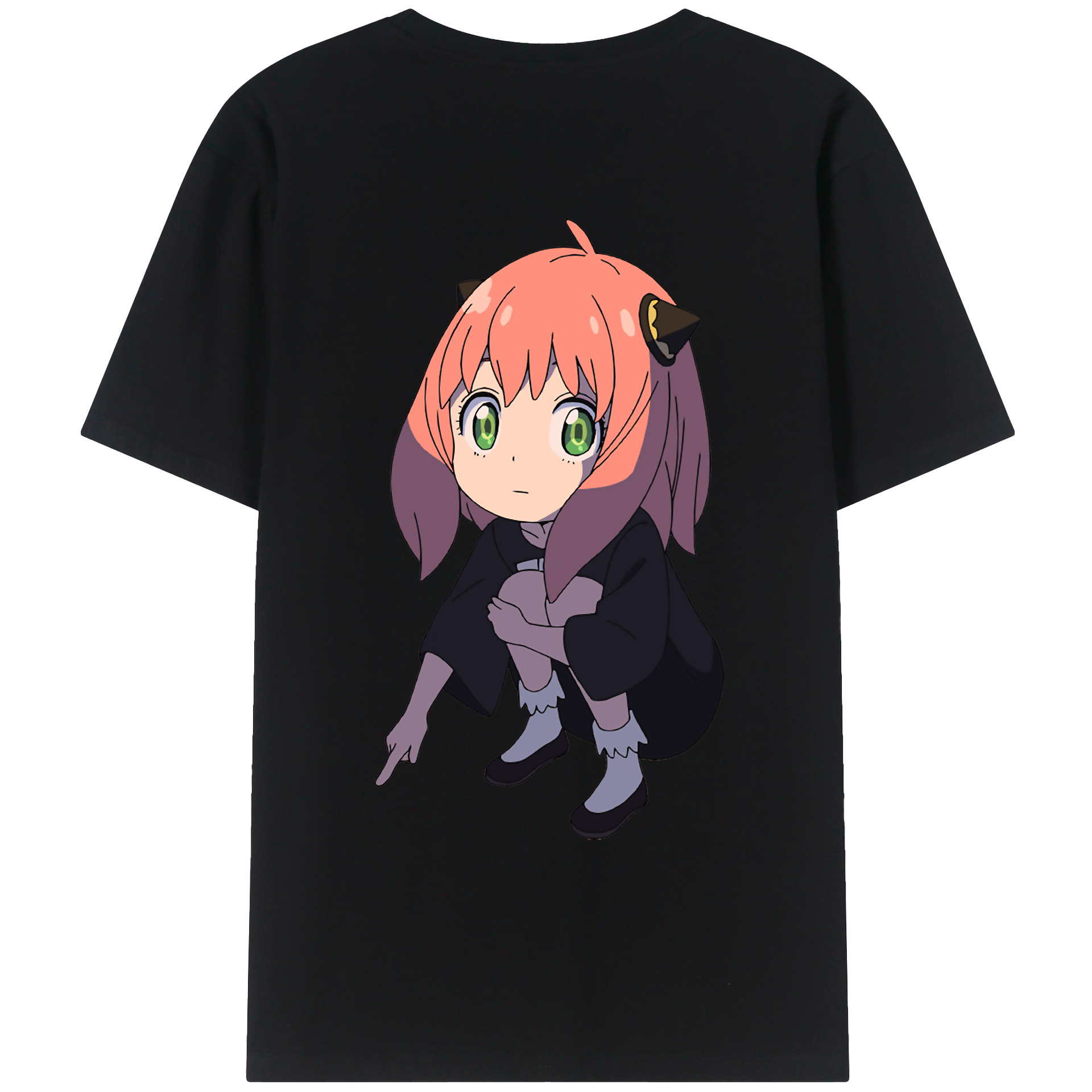 （画像用） SPY×FAMILY间谍家家酒 綿100％ メンズ半袖Tシャツ（バックプリント） 通気性