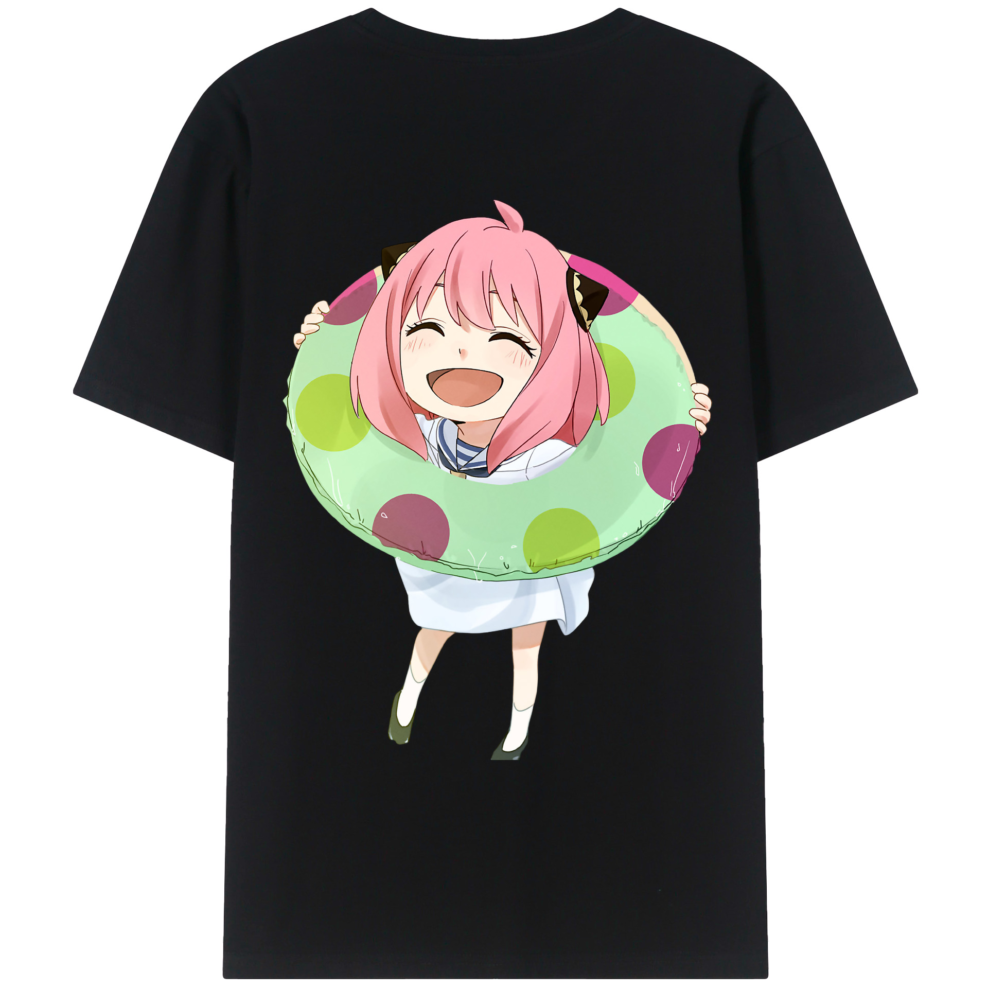 （画像用） SPY×FAMILY间谍家家酒 綿100％ メンズ半袖Tシャツ（バックプリント） 通気性