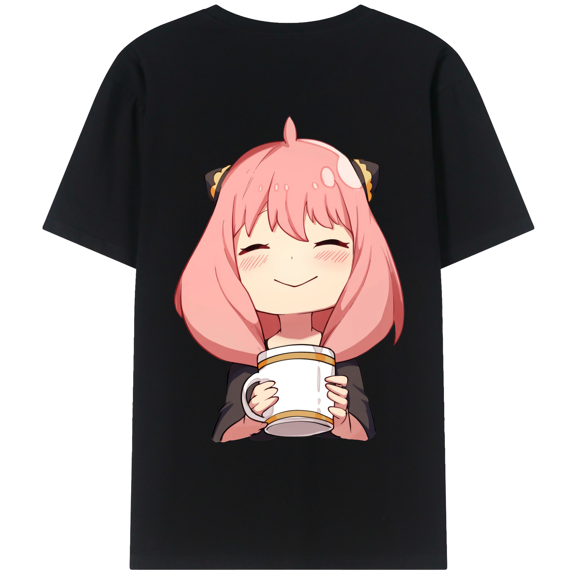 （画像用） SPY×FAMILY间谍家家酒 綿100％ メンズ半袖Tシャツ（バックプリント） 通気性