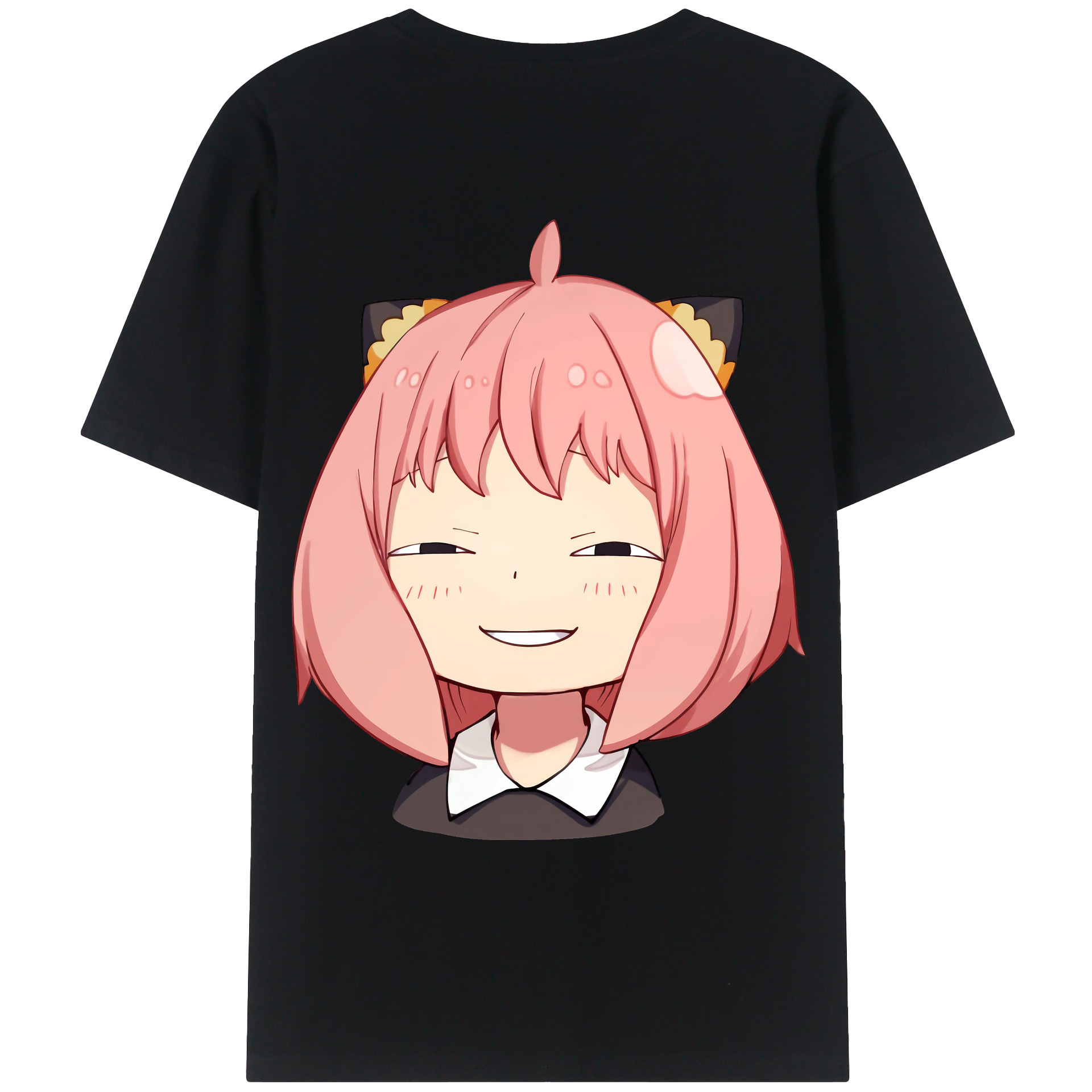 （画像用） SPY×FAMILY间谍家家酒 綿100％ メンズ半袖Tシャツ（バックプリント） 通気性
