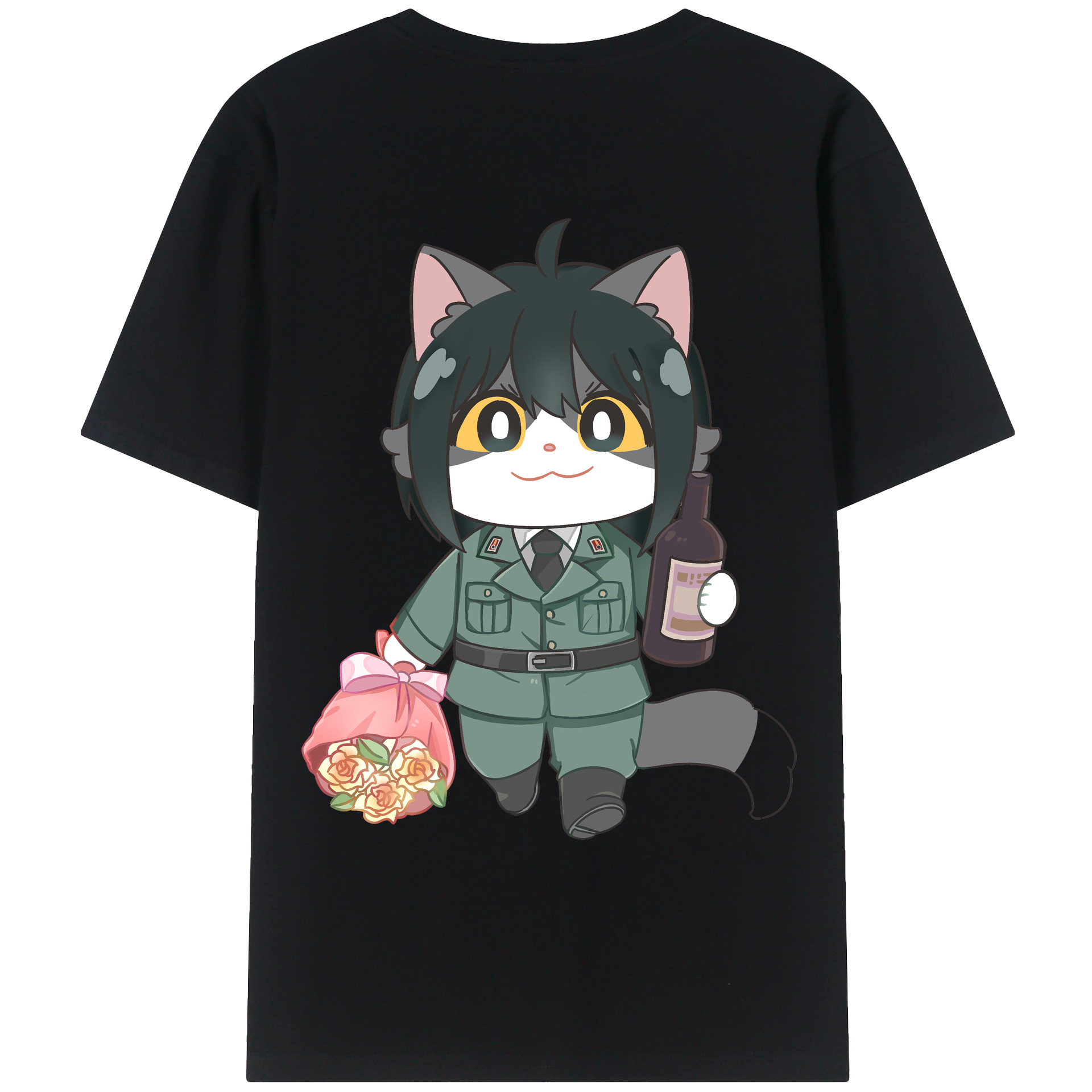 （画像用） SPY×FAMILY间谍家家酒 綿100％ メンズ半袖Tシャツ（バックプリント） 通気性