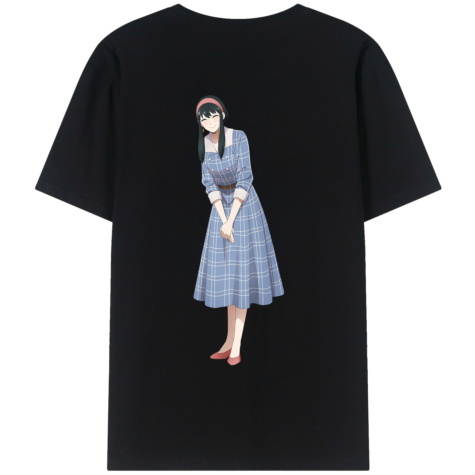 （画像用） SPY×FAMILY间谍家家酒 綿100％ メンズ半袖Tシャツ（バックプリント） 通気性