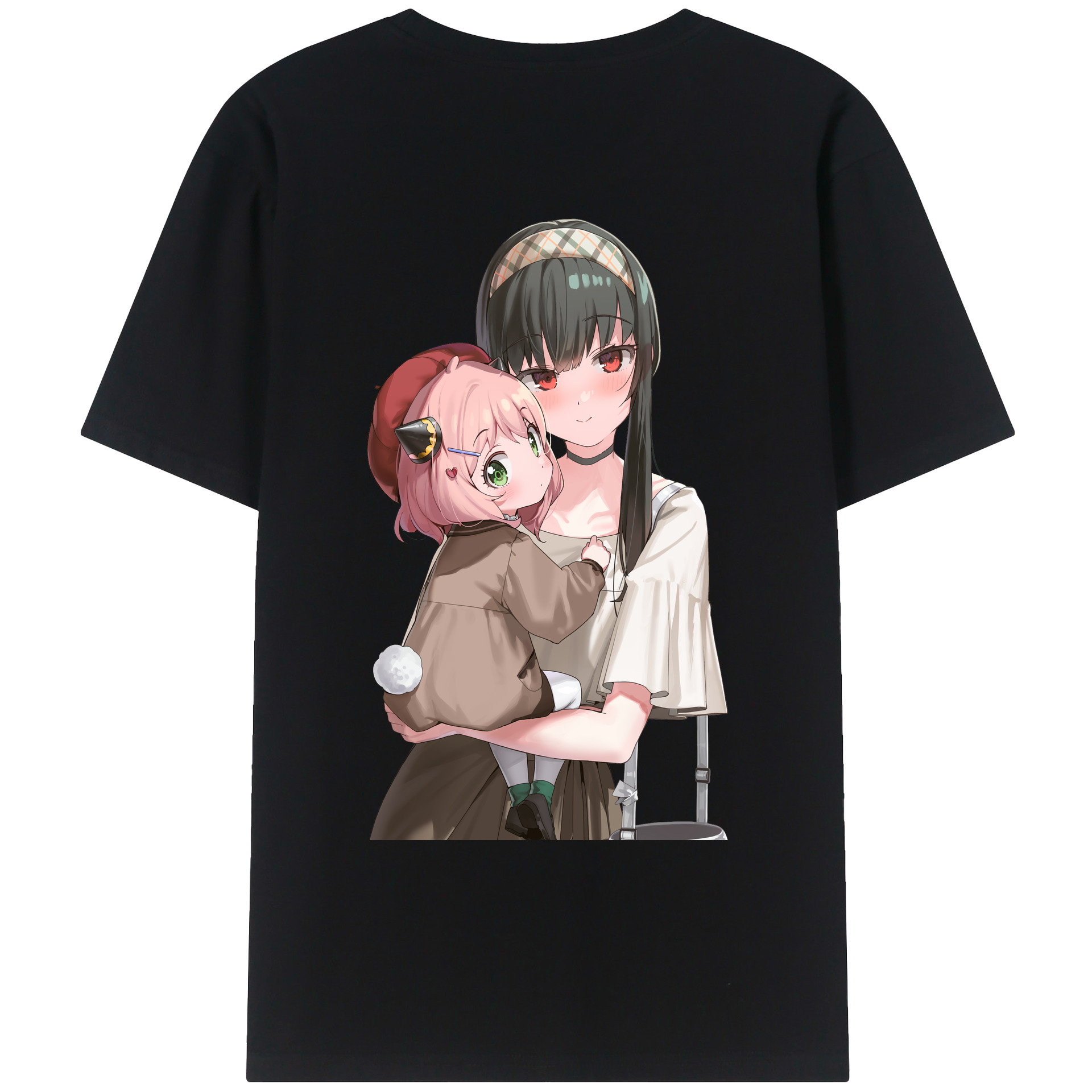 （画像用） SPY×FAMILY间谍家家酒 綿100％ メンズ半袖Tシャツ（バックプリント） 通気性
