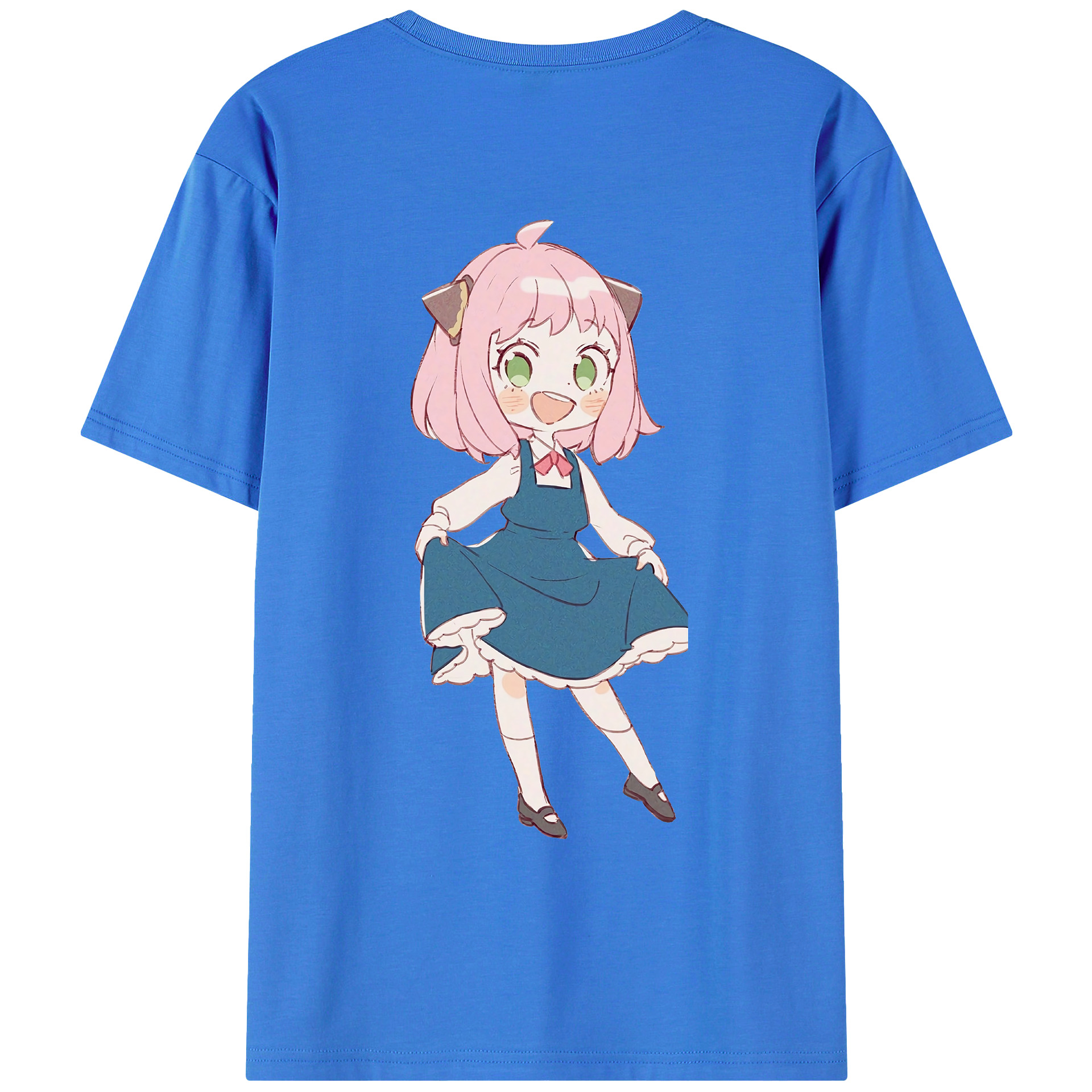 （画像用） SPY×FAMILY间谍家家酒 綿100％ メンズ半袖Tシャツ（バックプリント） 通気性