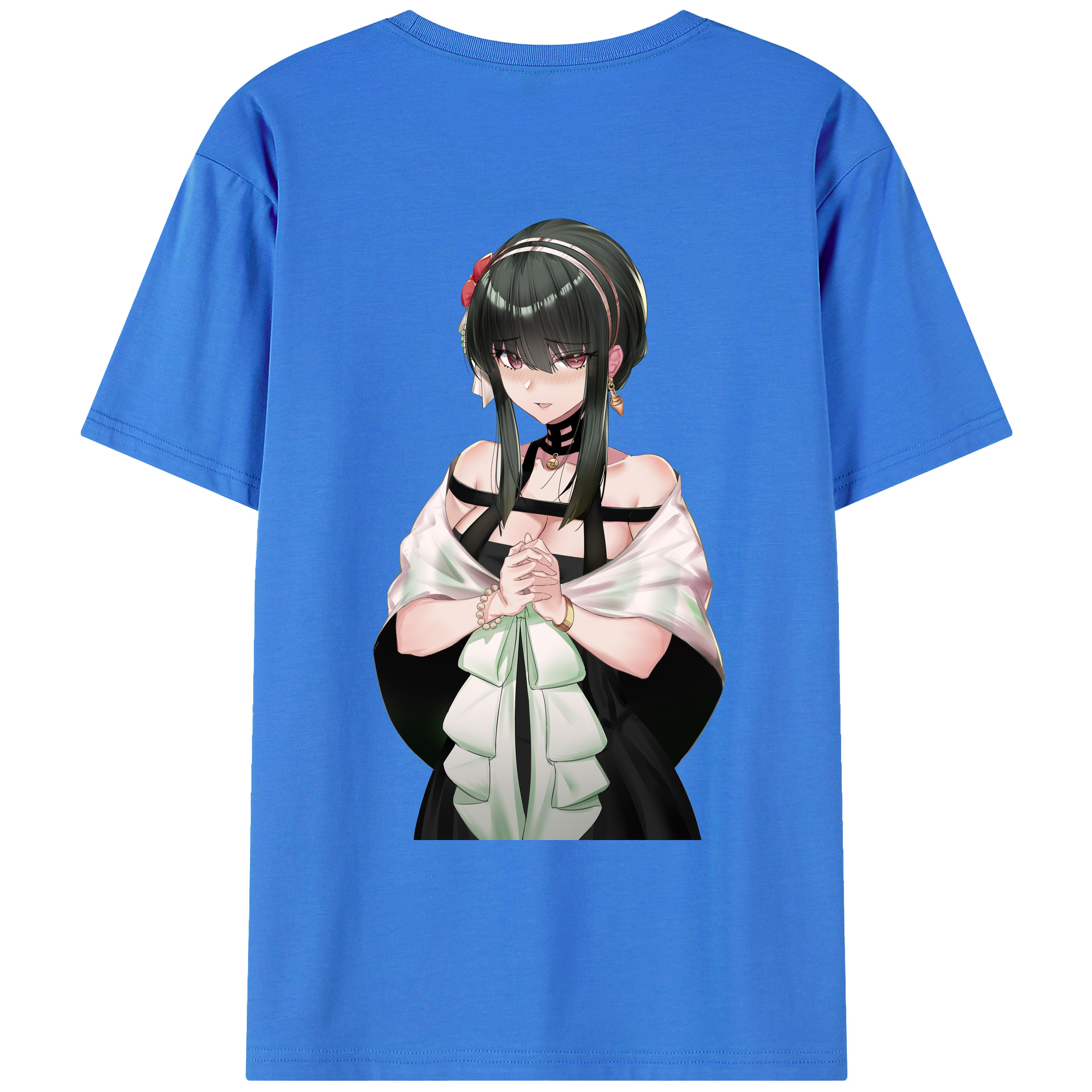 （画像用） SPY×FAMILY间谍家家酒 綿100％ メンズ半袖Tシャツ（バックプリント） 通気性