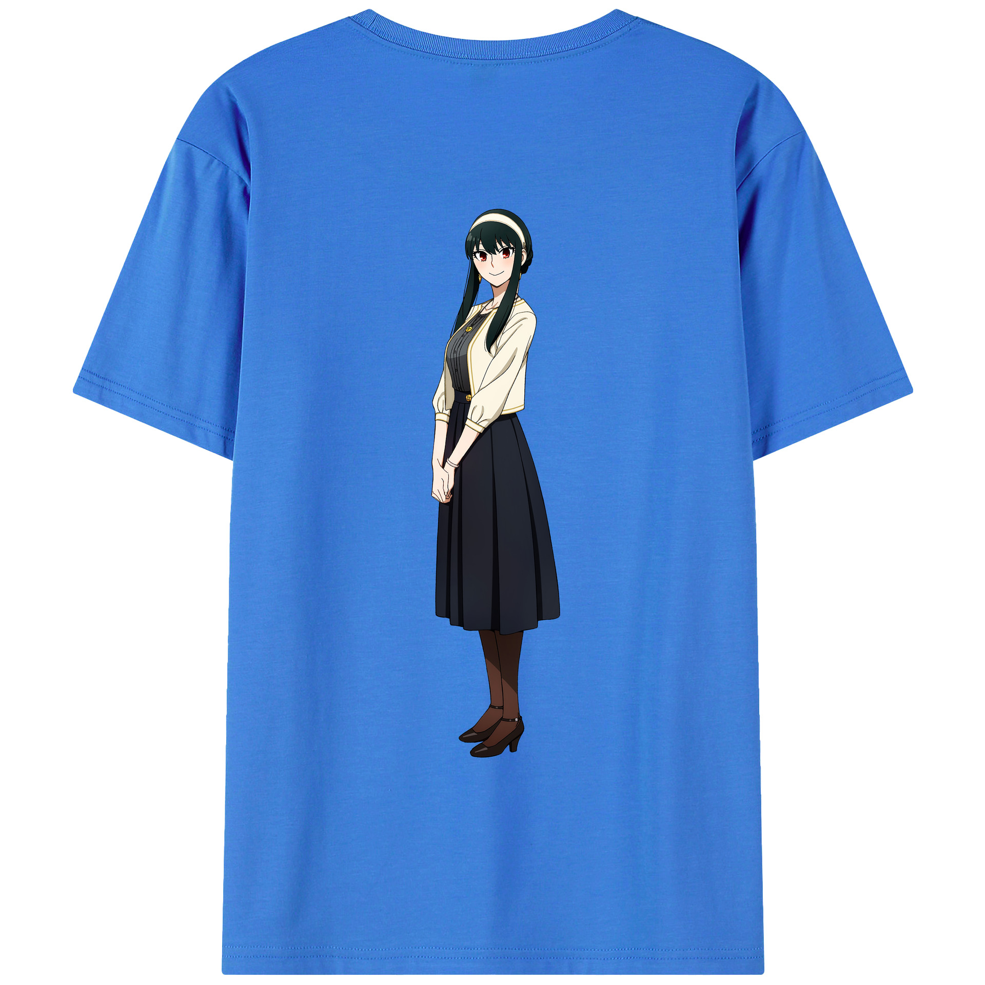 （画像用） SPY×FAMILY间谍家家酒 綿100％ メンズ半袖Tシャツ（バックプリント） 通気性