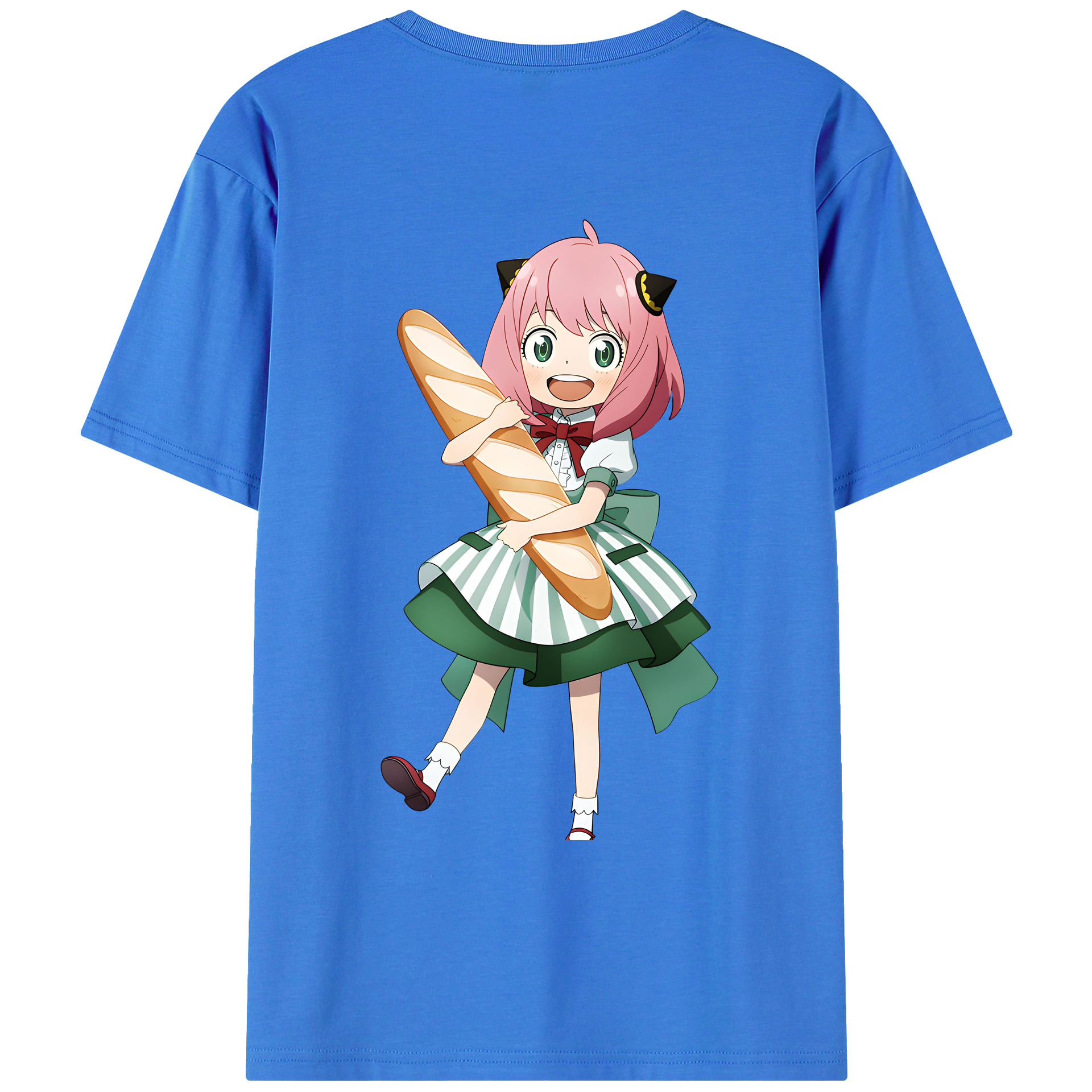 （画像用） SPY×FAMILY间谍家家酒 綿100％ メンズ半袖Tシャツ（バックプリント） 通気性
