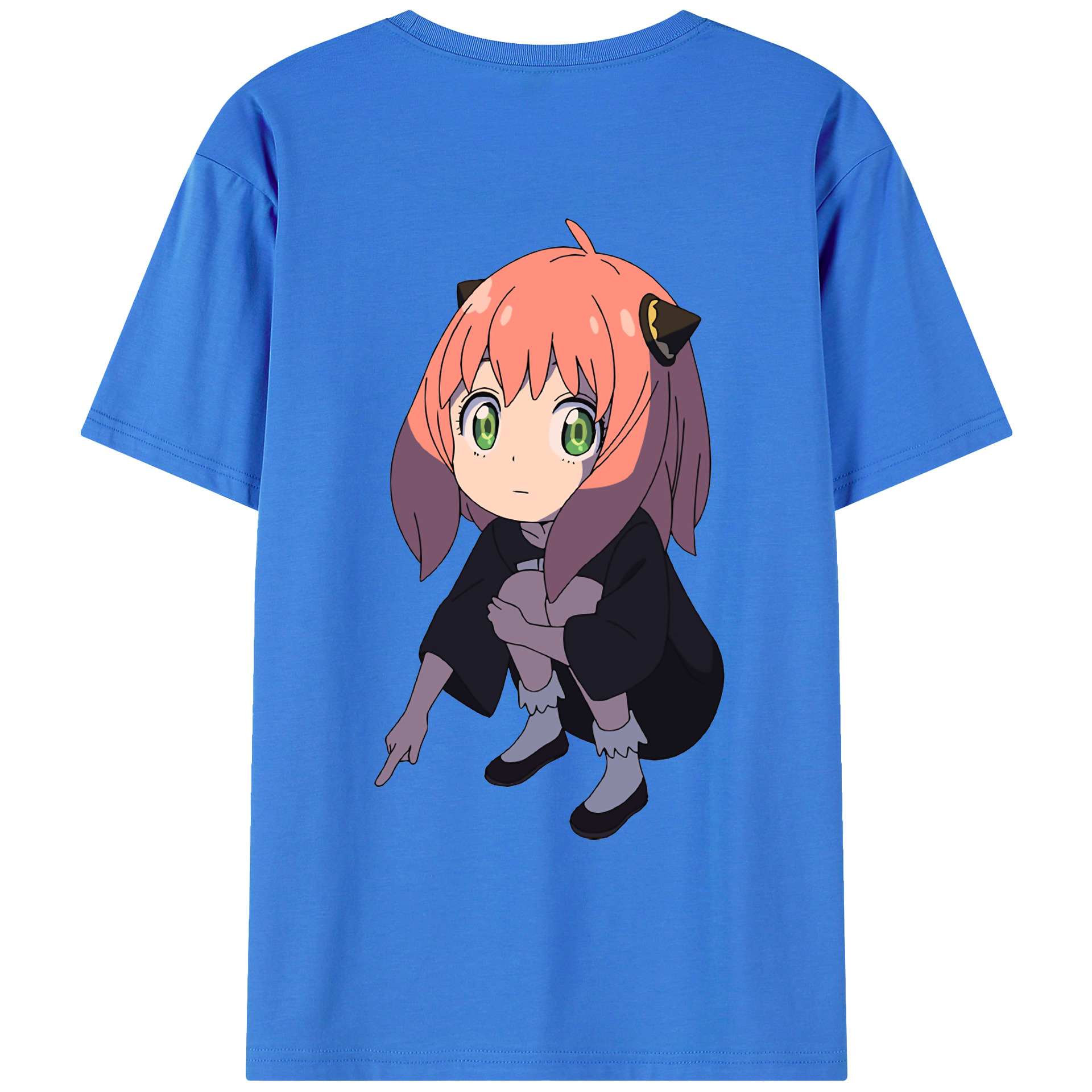 （画像用） SPY×FAMILY间谍家家酒 綿100％ メンズ半袖Tシャツ（バックプリント） 通気性