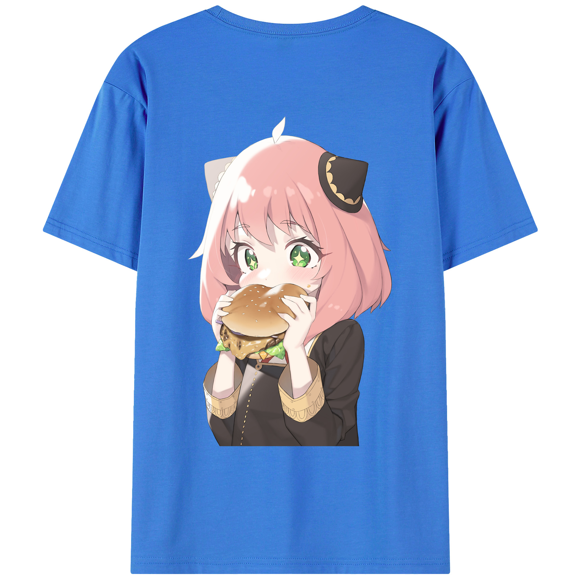 （画像用） SPY×FAMILY间谍家家酒 綿100％ メンズ半袖Tシャツ（バックプリント） 通気性