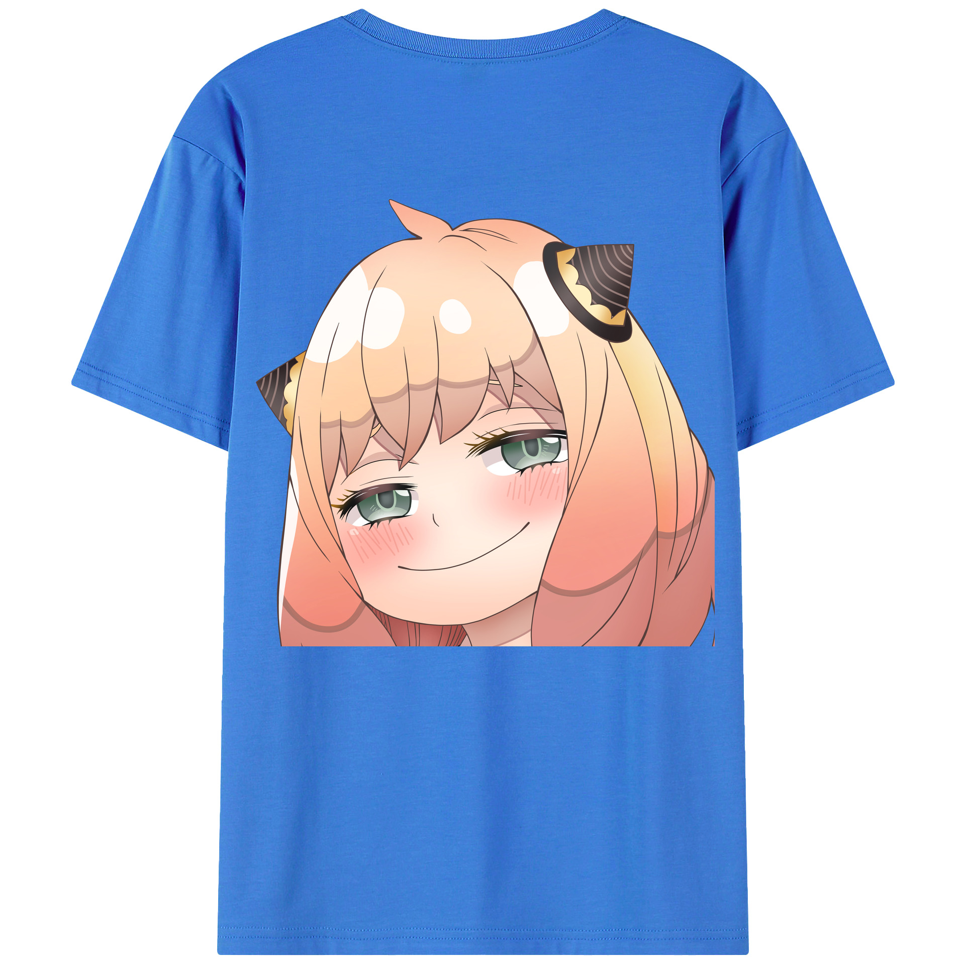 （画像用） SPY×FAMILY间谍家家酒 綿100％ メンズ半袖Tシャツ（バックプリント） 通気性