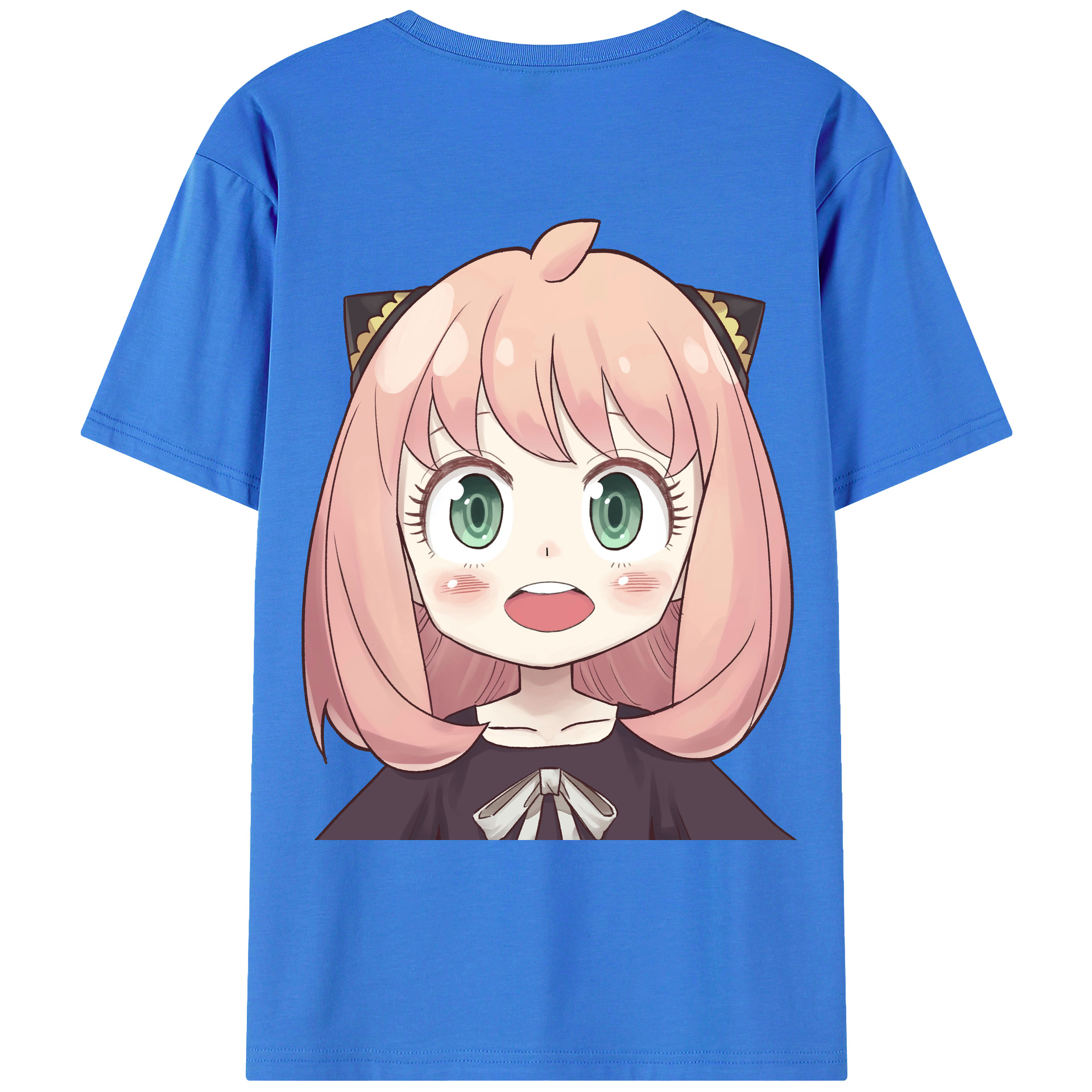 （画像用） SPY×FAMILY间谍家家酒 綿100％ メンズ半袖Tシャツ（バックプリント） 通気性