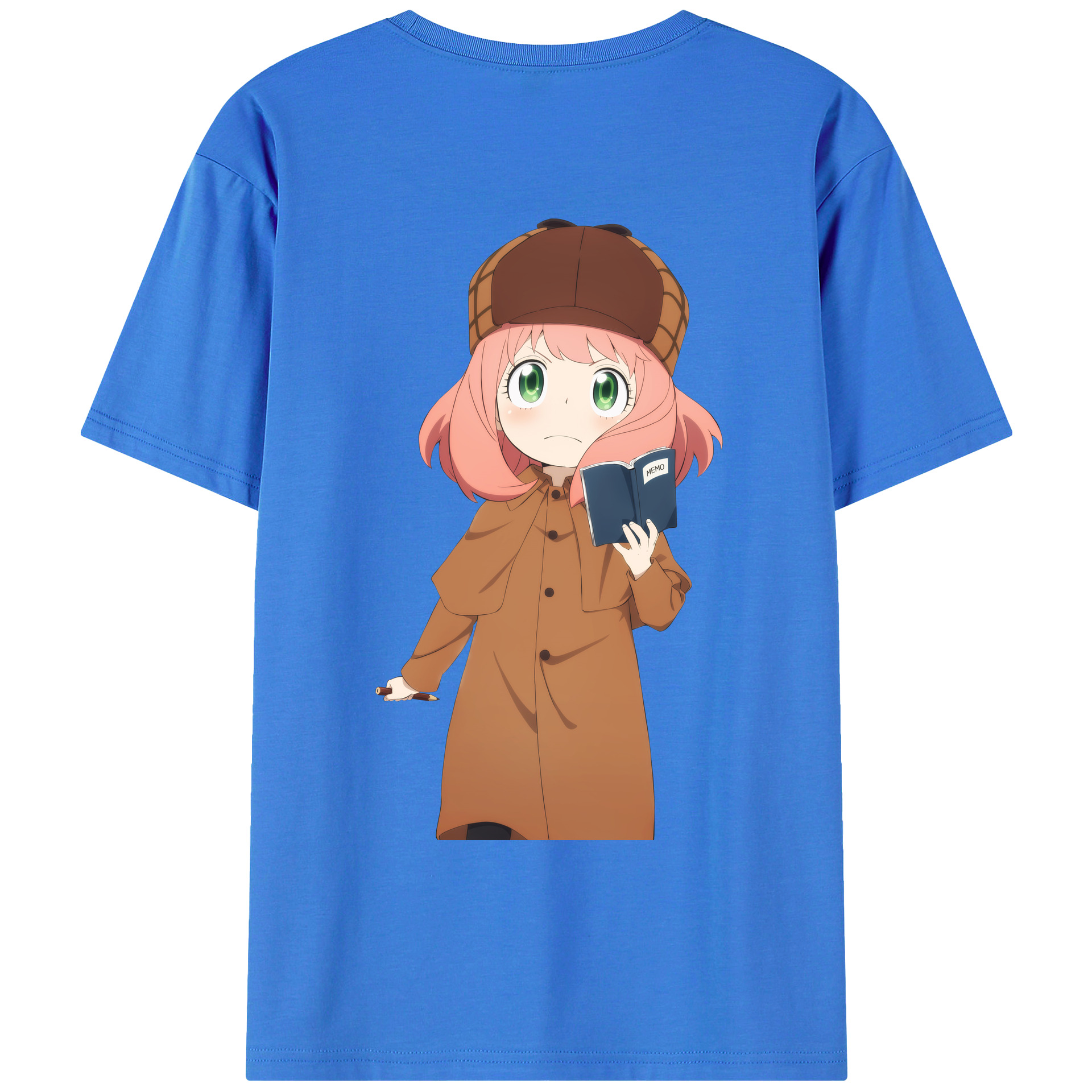 （画像用） SPY×FAMILY间谍家家酒 綿100％ メンズ半袖Tシャツ（バックプリント） 通気性