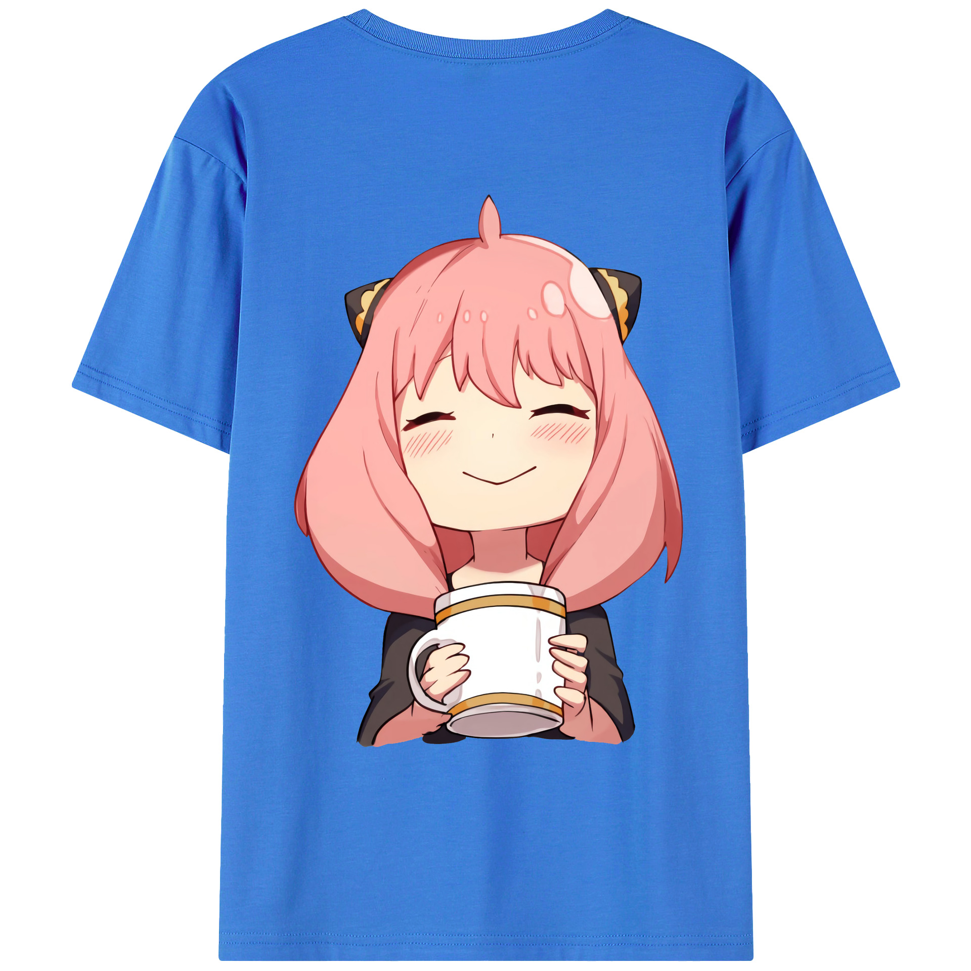 （画像用） SPY×FAMILY间谍家家酒 綿100％ メンズ半袖Tシャツ（バックプリント） 通気性