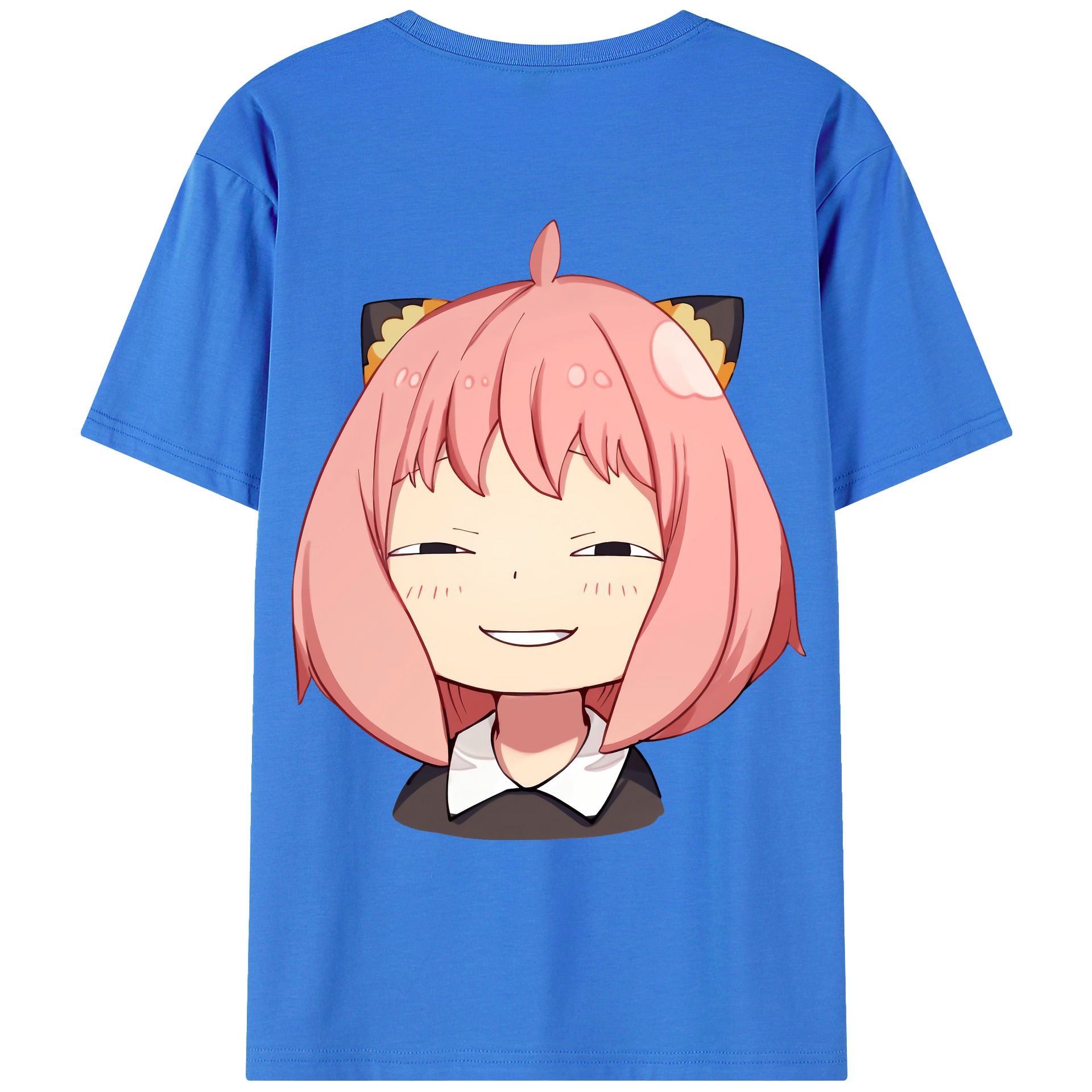 （画像用） SPY×FAMILY间谍家家酒 綿100％ メンズ半袖Tシャツ（バックプリント） 通気性