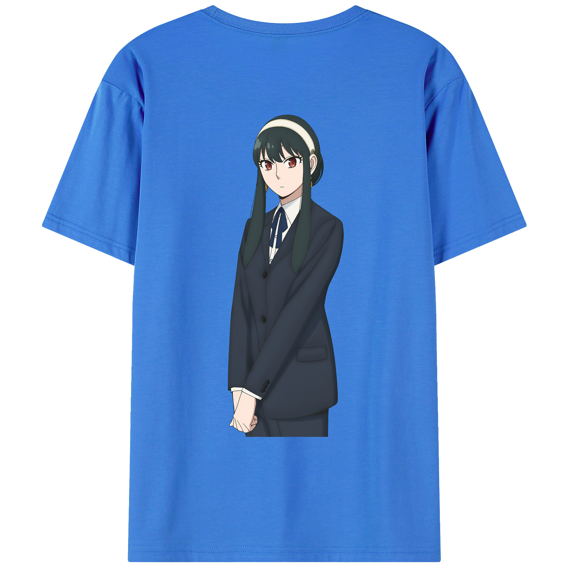 （画像用） SPY×FAMILY间谍家家酒 綿100％ メンズ半袖Tシャツ（バックプリント） 通気性
