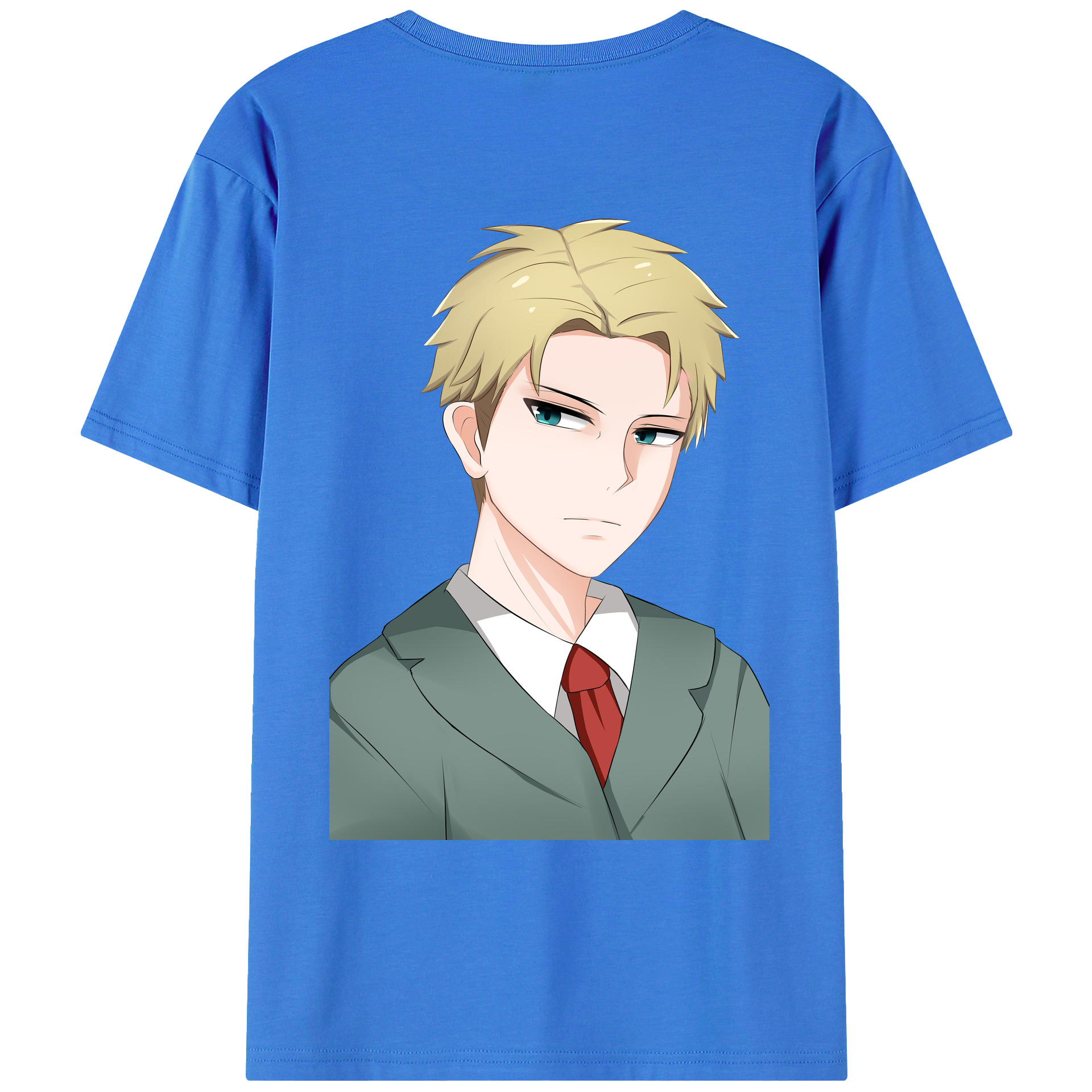 （画像用） SPY×FAMILY间谍家家酒 綿100％ メンズ半袖Tシャツ（バックプリント） 通気性